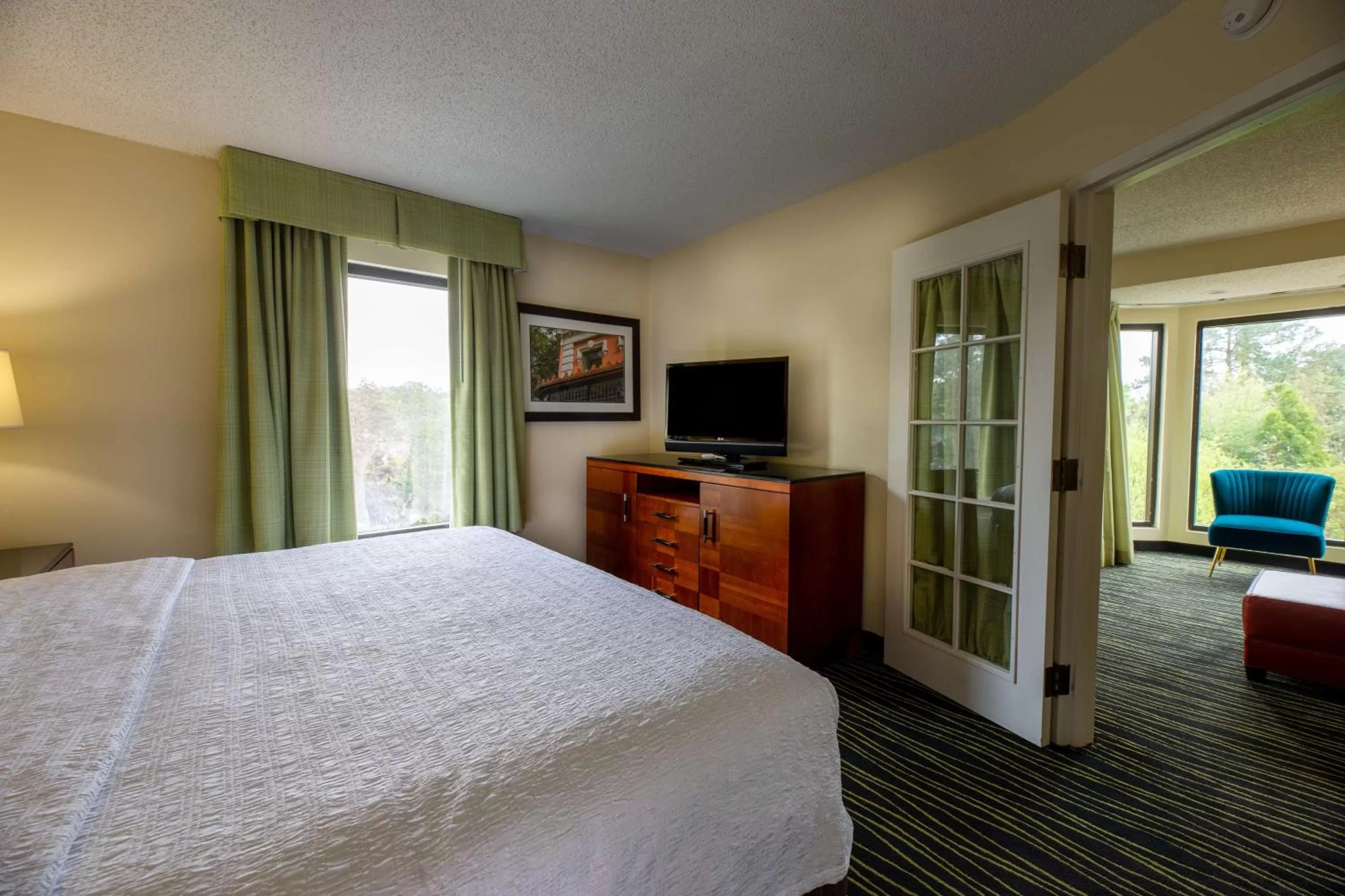 Bedroom, Bed in Hampton Inn Columbia I-26/Harbison Blvd