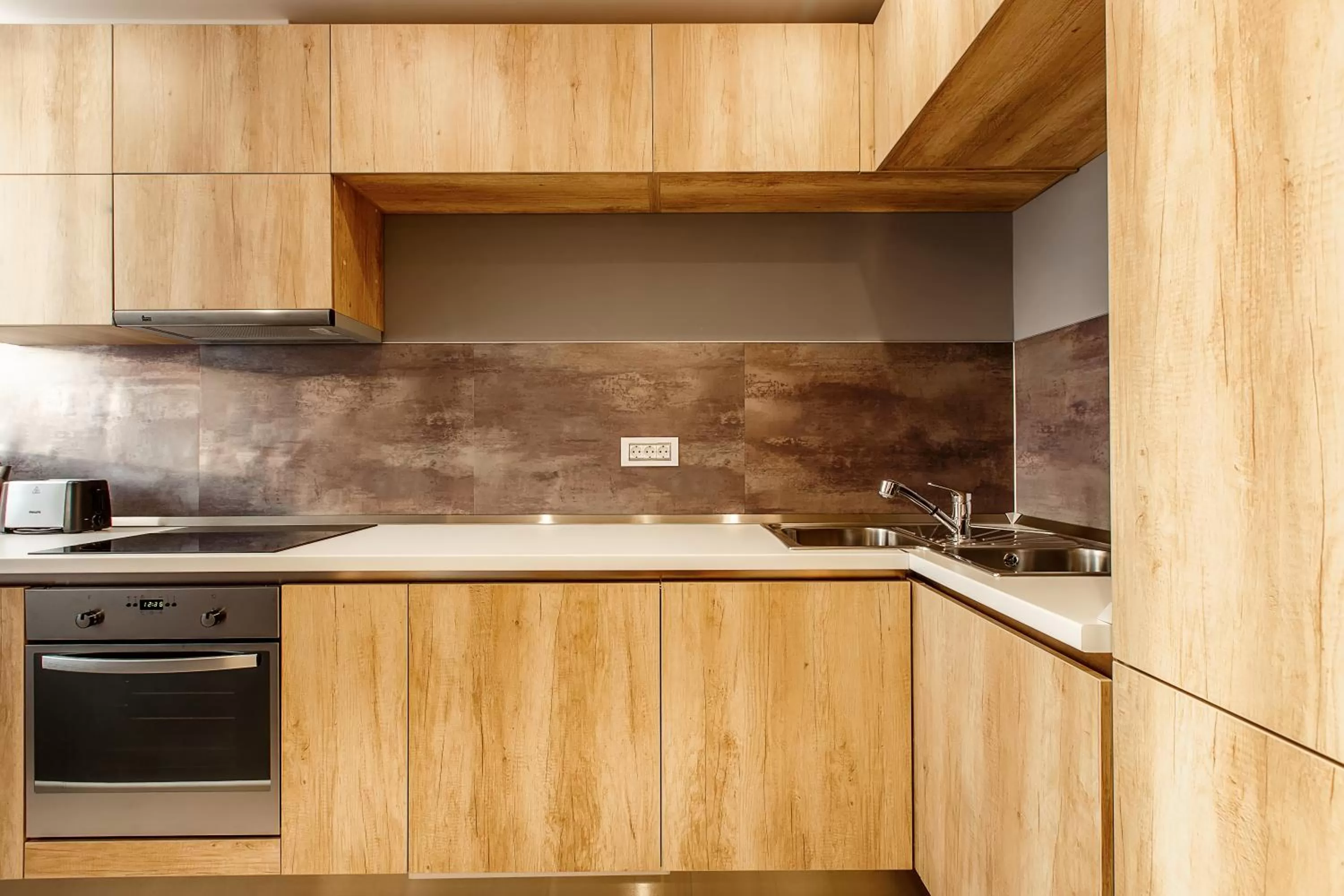 Kitchen or kitchenette in Mava Apartamente