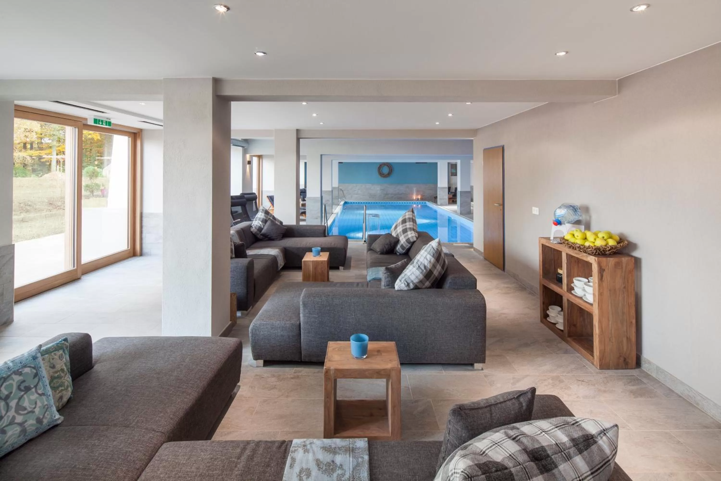 Lobby or reception in Buchnas Landhotel Saarschleife