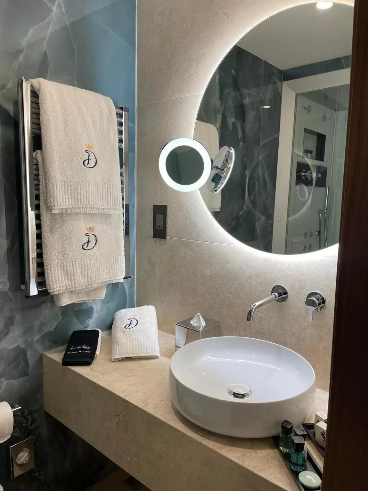 Shower in The Duke Boutique Hotel