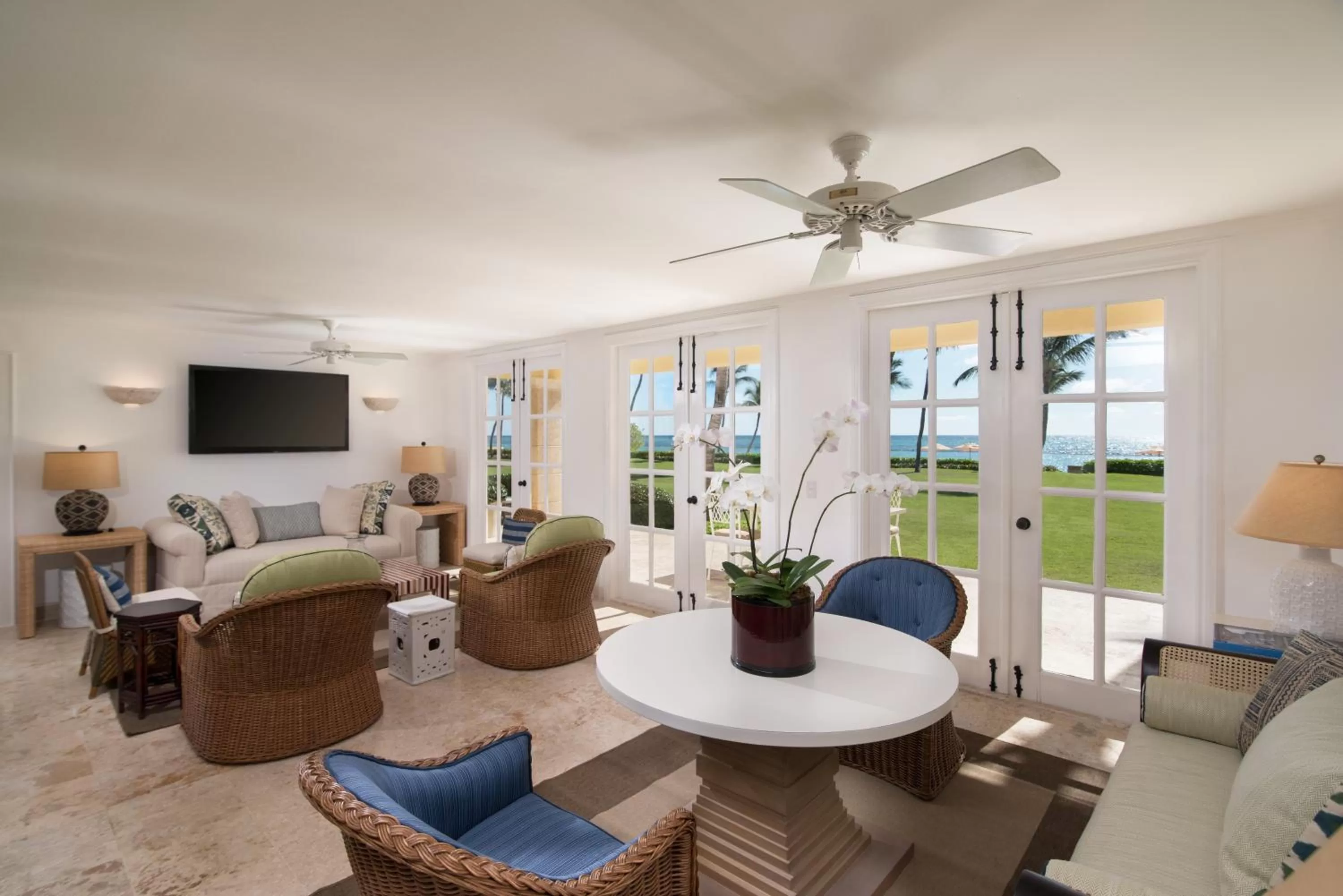 Living room in Tortuga Bay