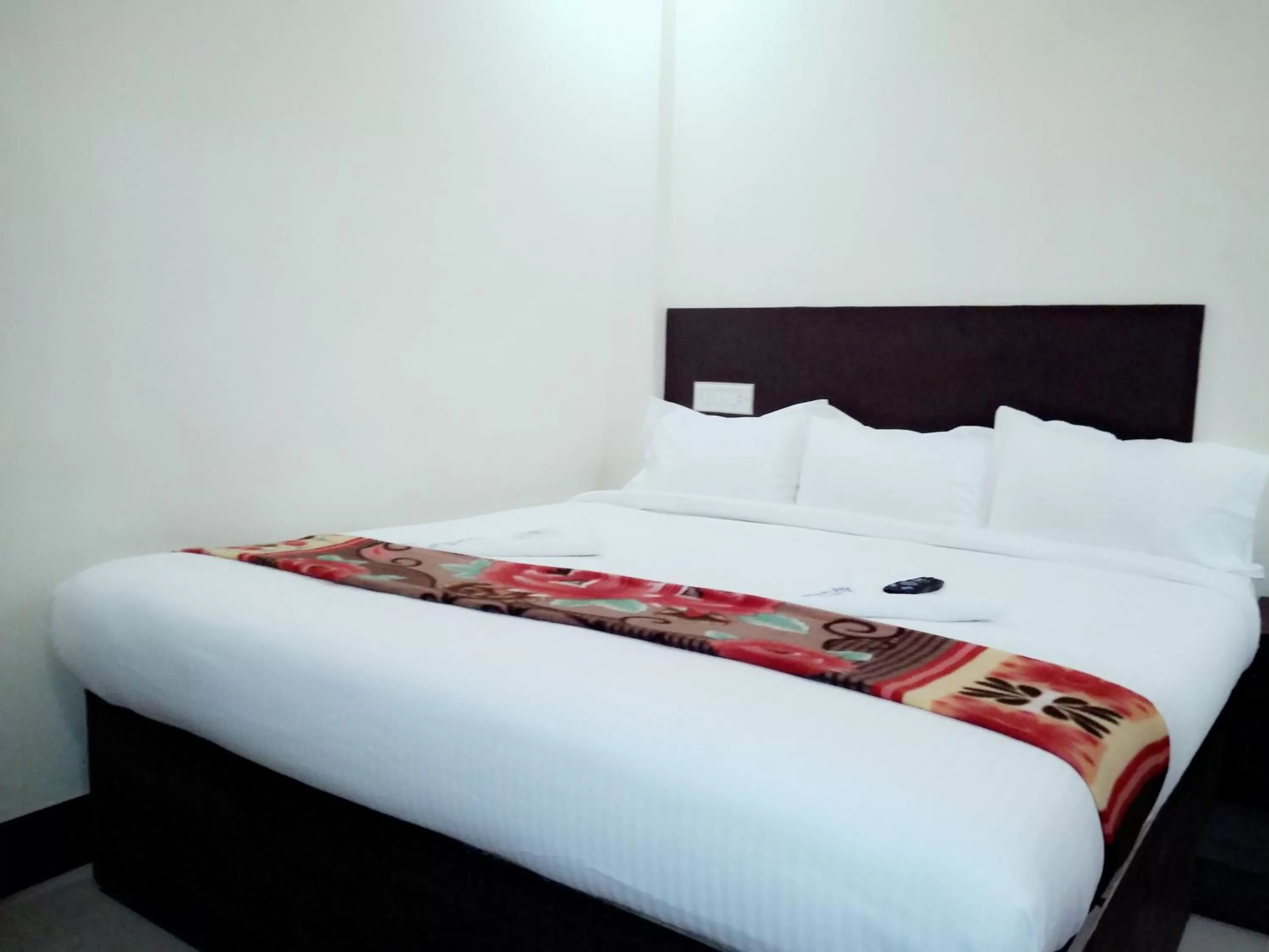 Bed in Mani's residency