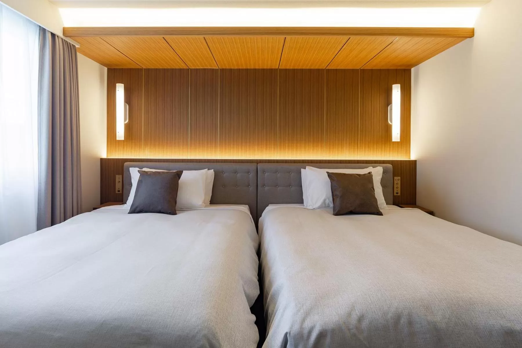 Photo of the whole room, Bed in The OneFive Terrace Fukuoka