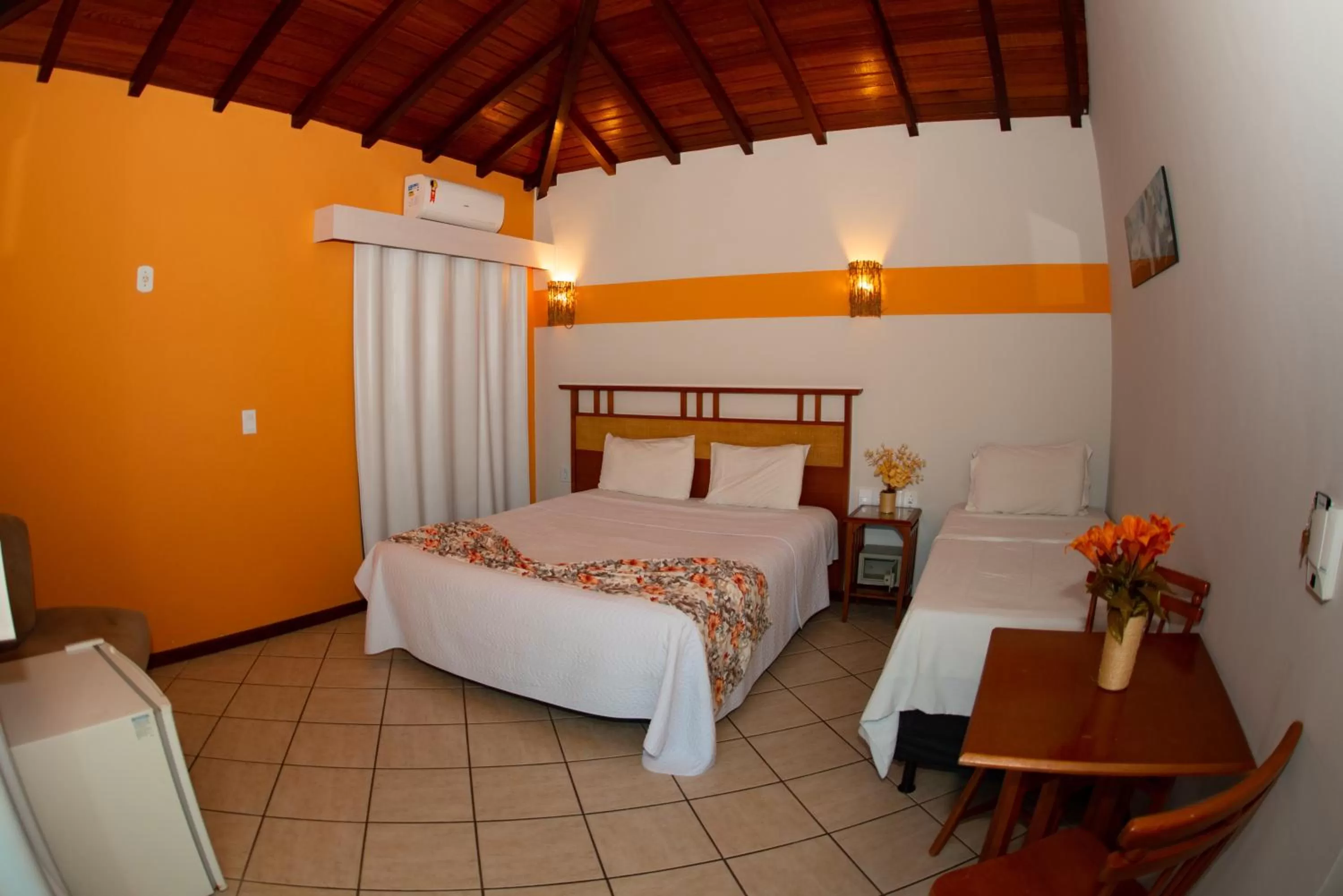 Bed in Pousada dos Guardiões