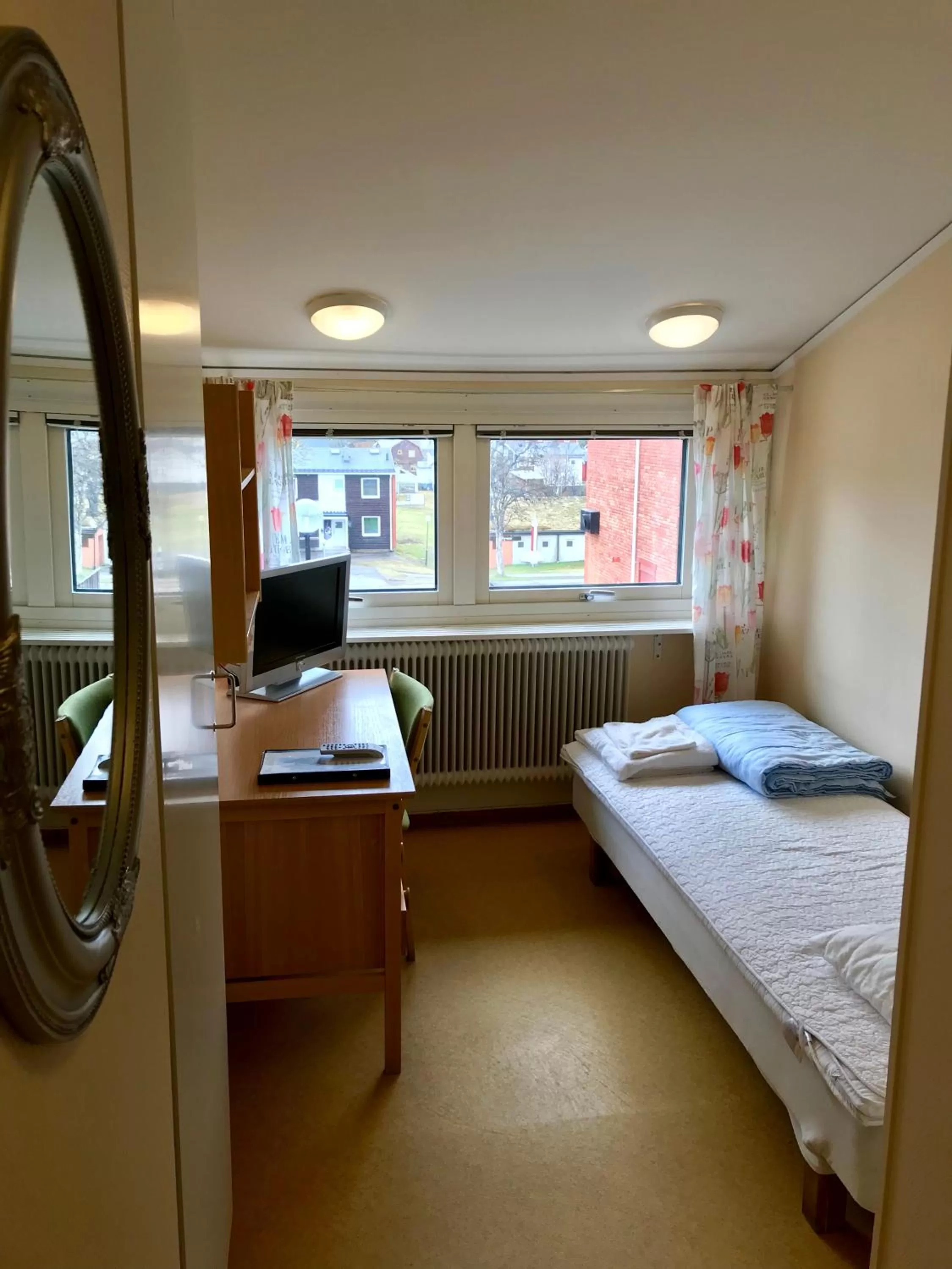 Bed in STF Malmfältens Folkhögskola