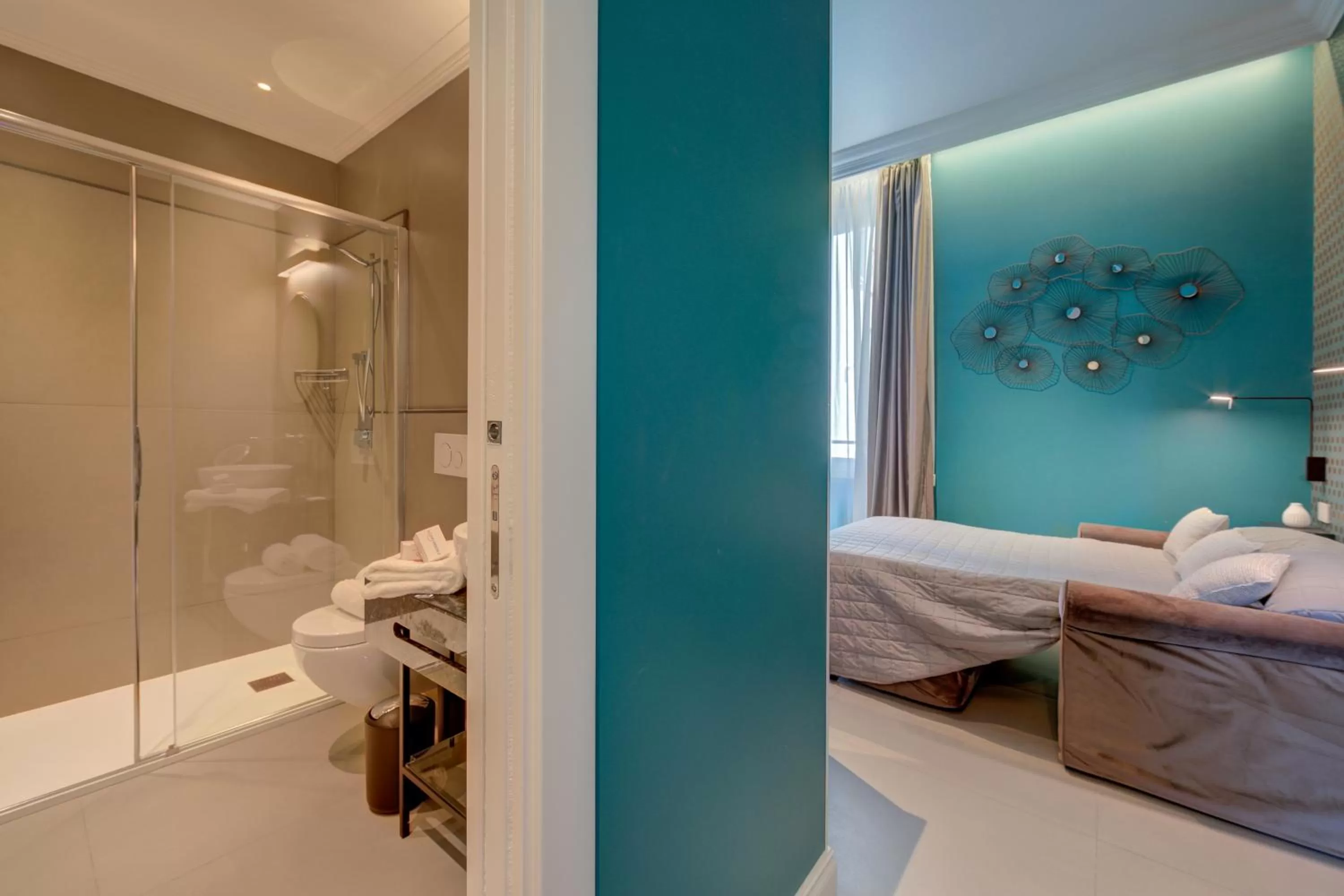 Bathroom in Boutique Central Apartments- Happy Rentals