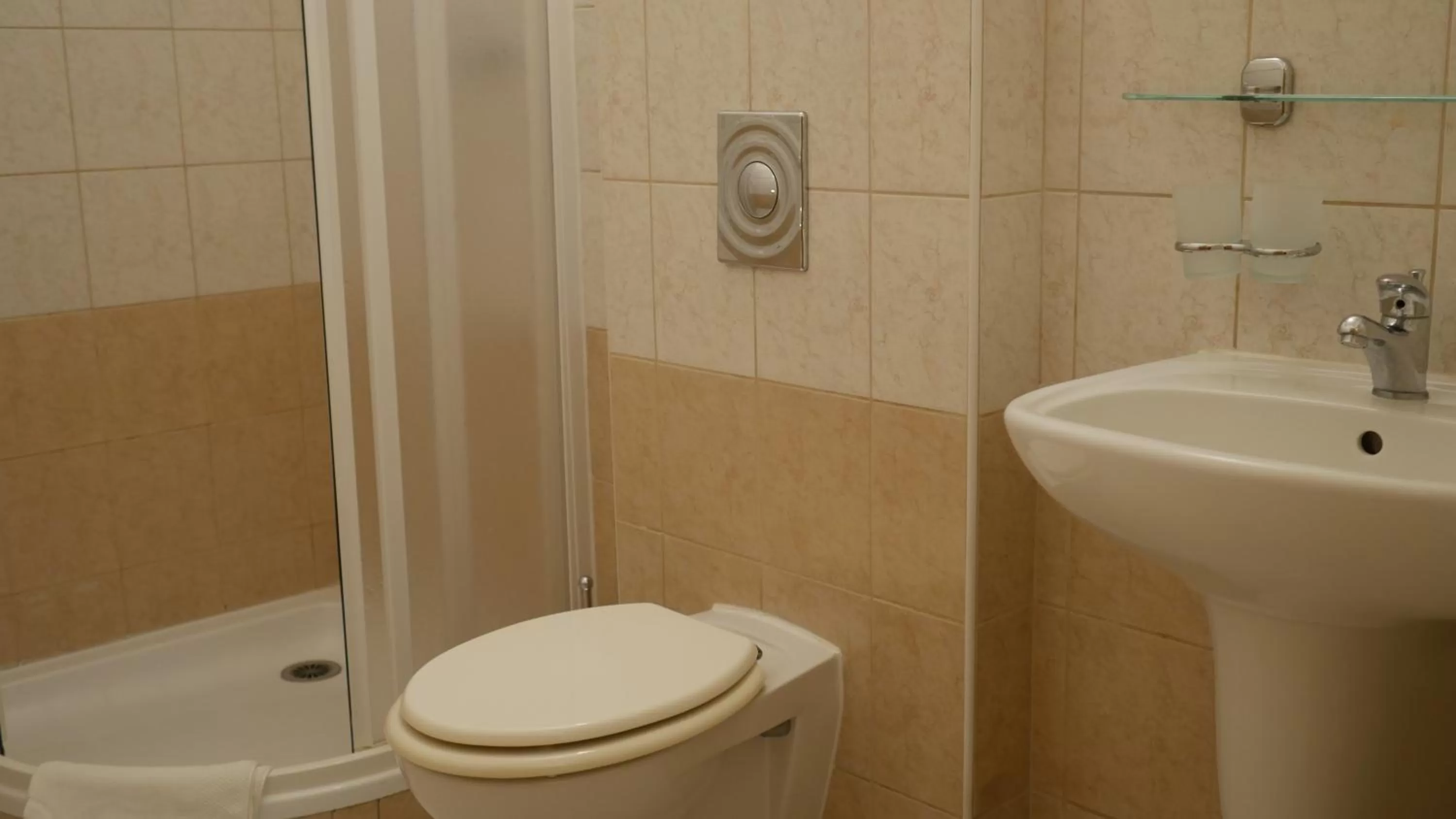 Bathroom in Hotel Bílý Koníček