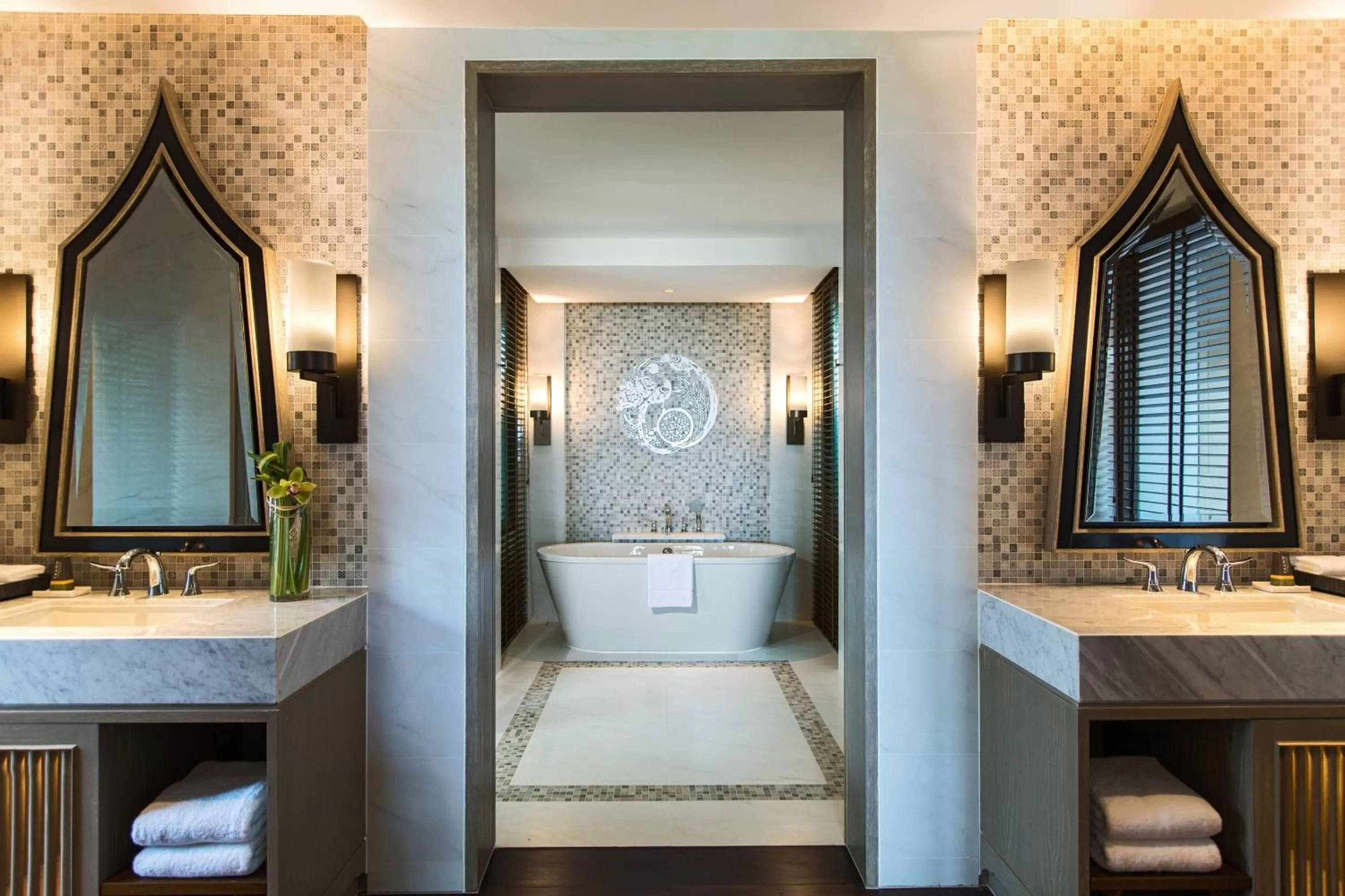 Bathroom in Phuket Marriott Resort and Spa, Nai Yang Beach