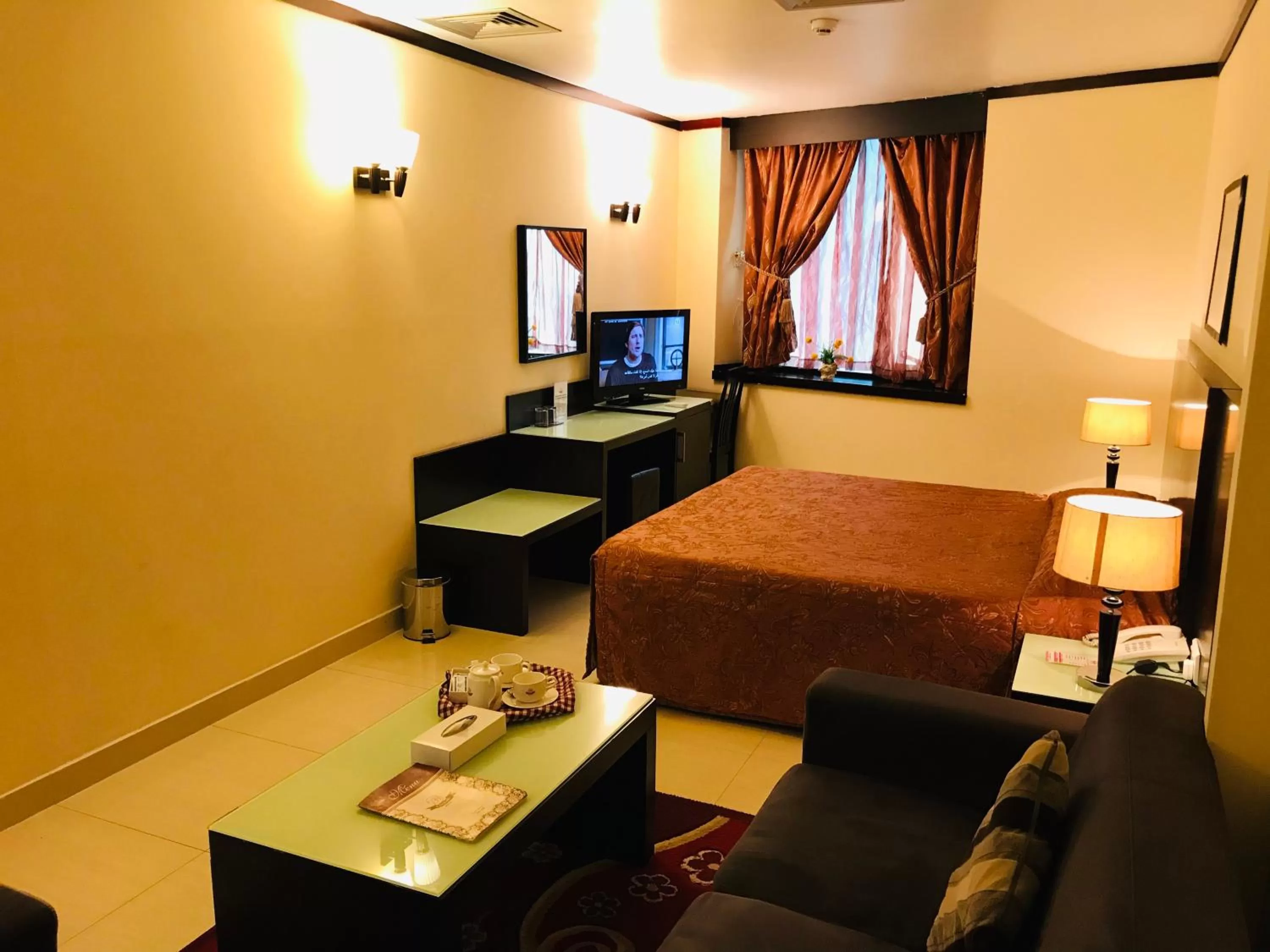 Bed in Panorama Hotel Deira