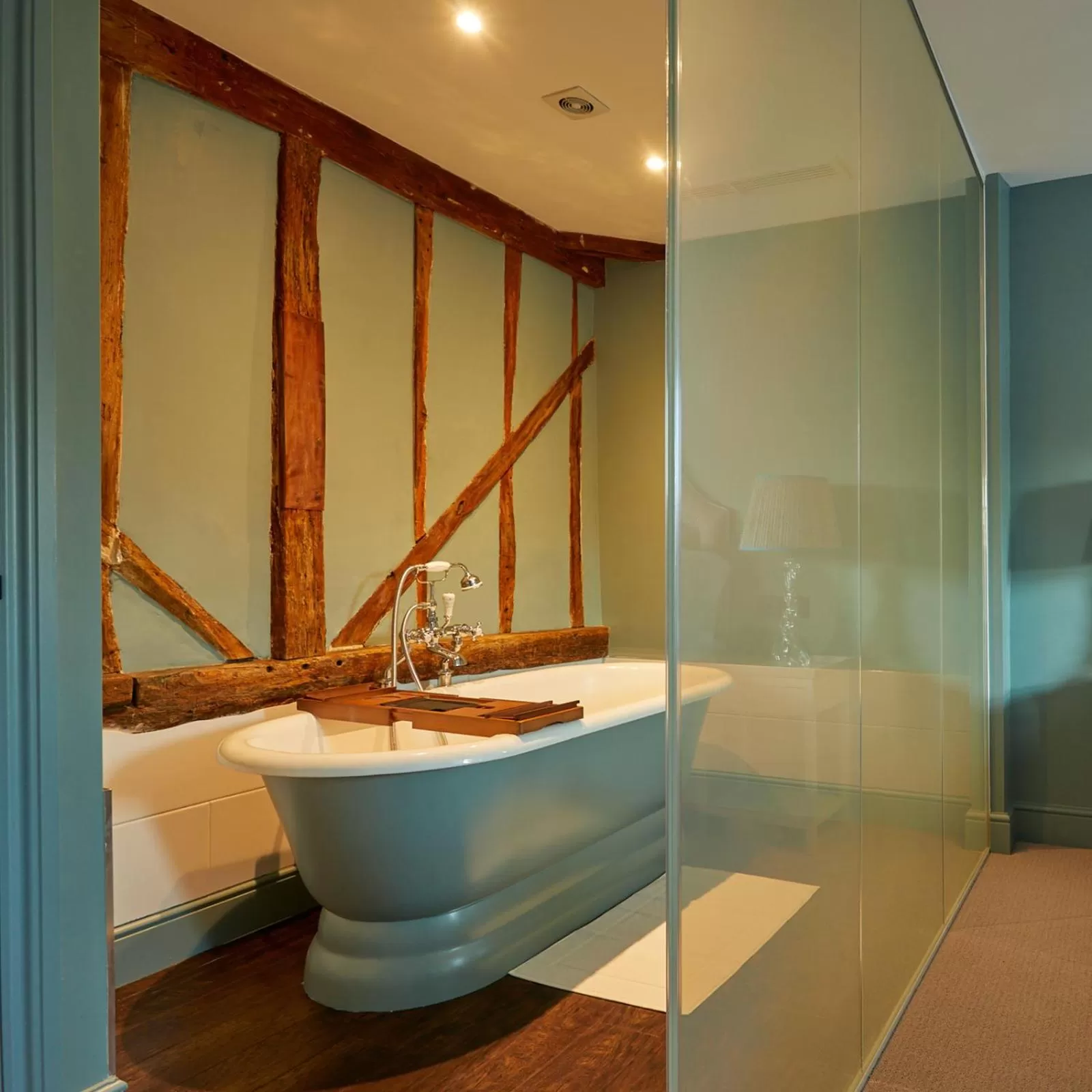 Bath in The Angel Inn, Stoke-by-Nayland