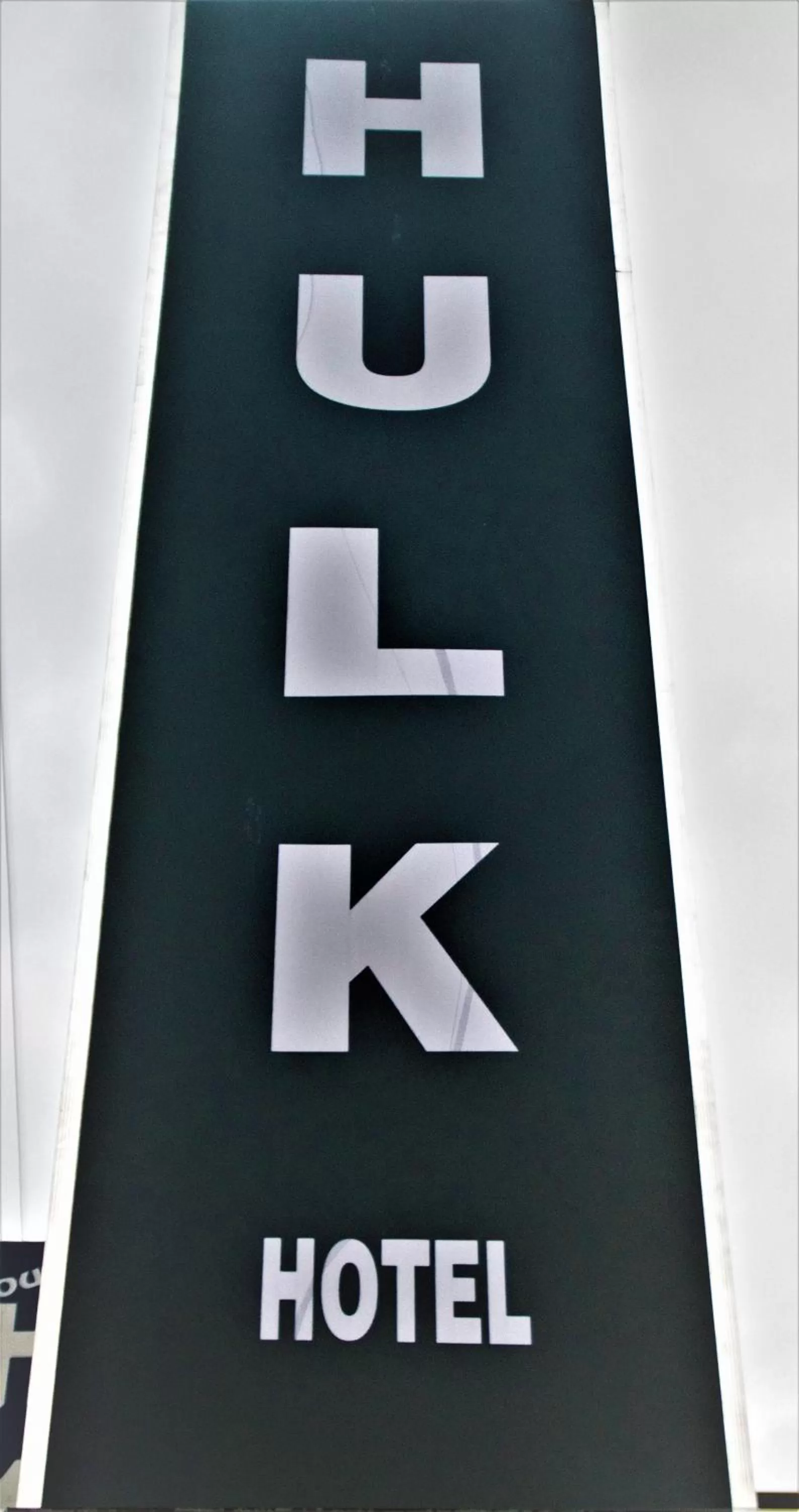 Property logo or sign in Hotel Hulk