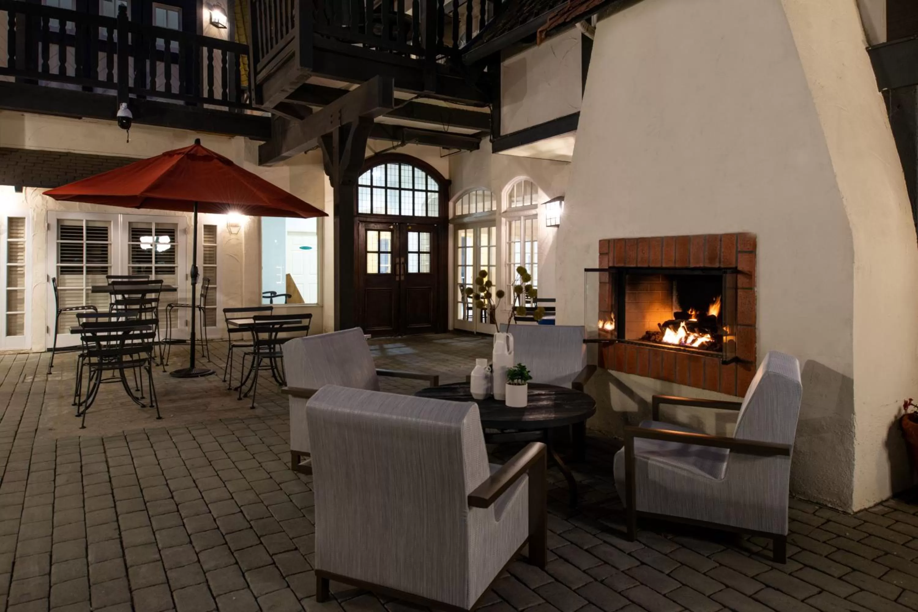 Patio in Wine Valley Inn