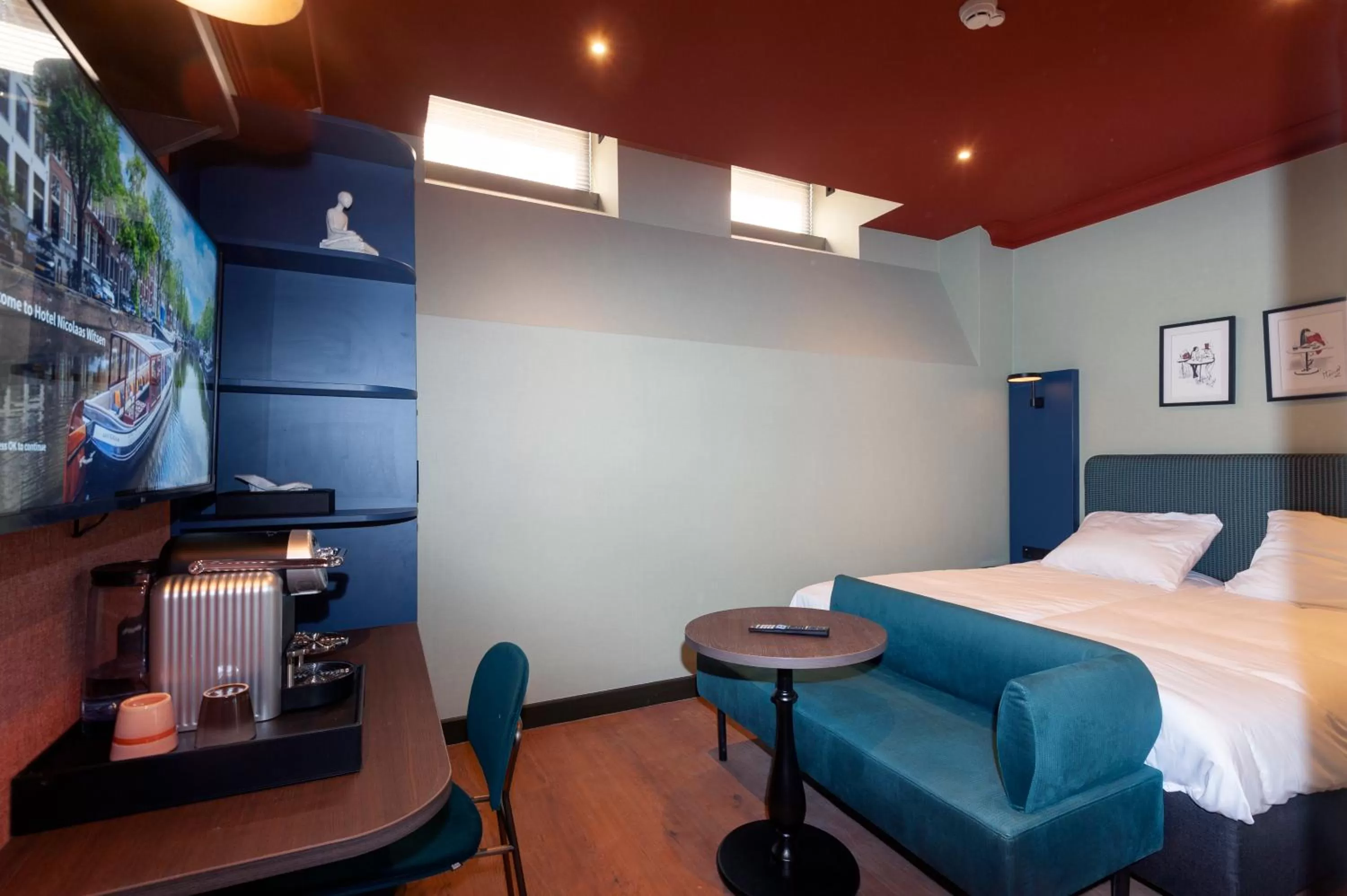 Bedroom, Bed in Hotel Nicolaas Witsen