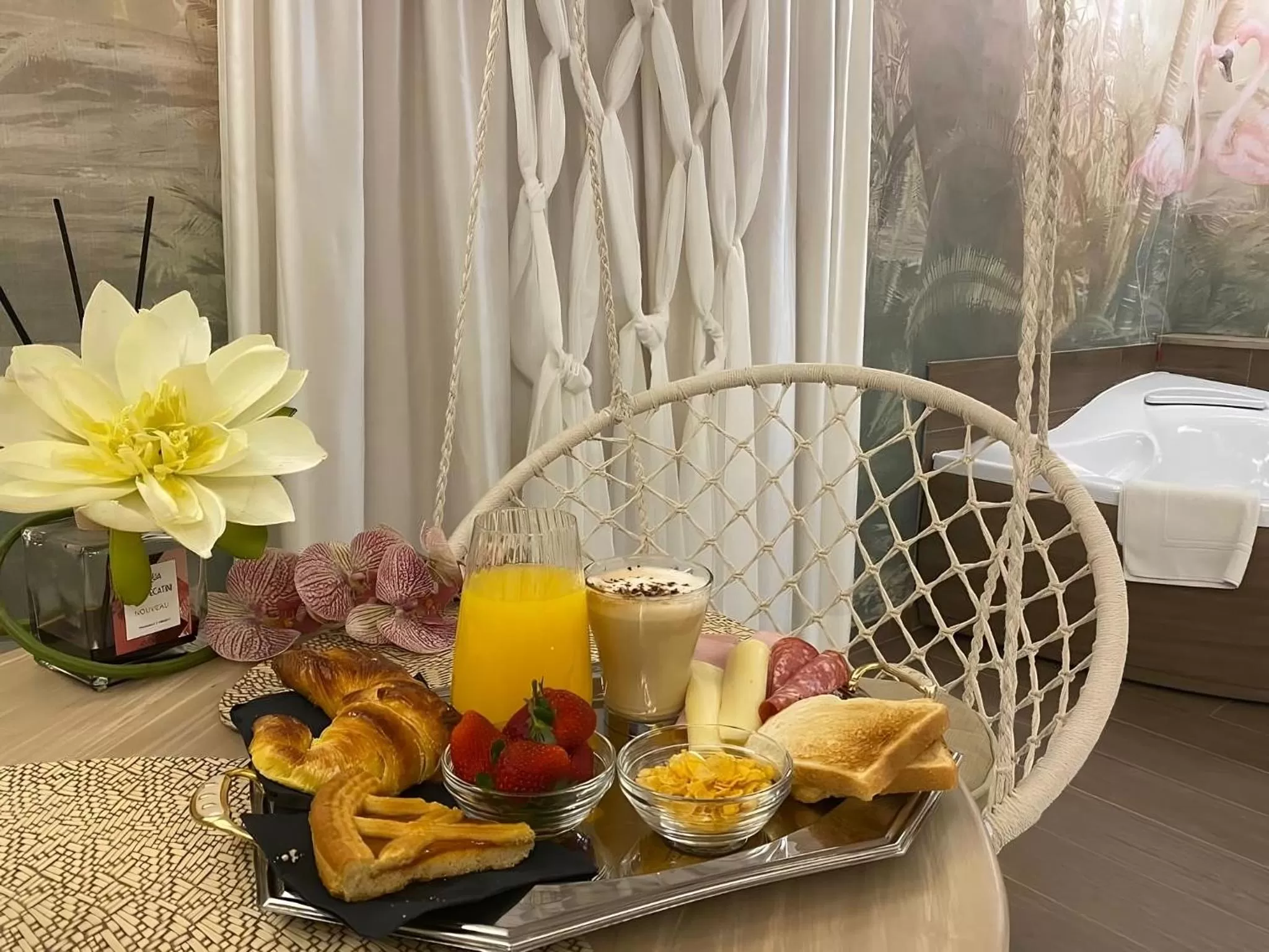 Breakfast in Suite Dreams Montecatini