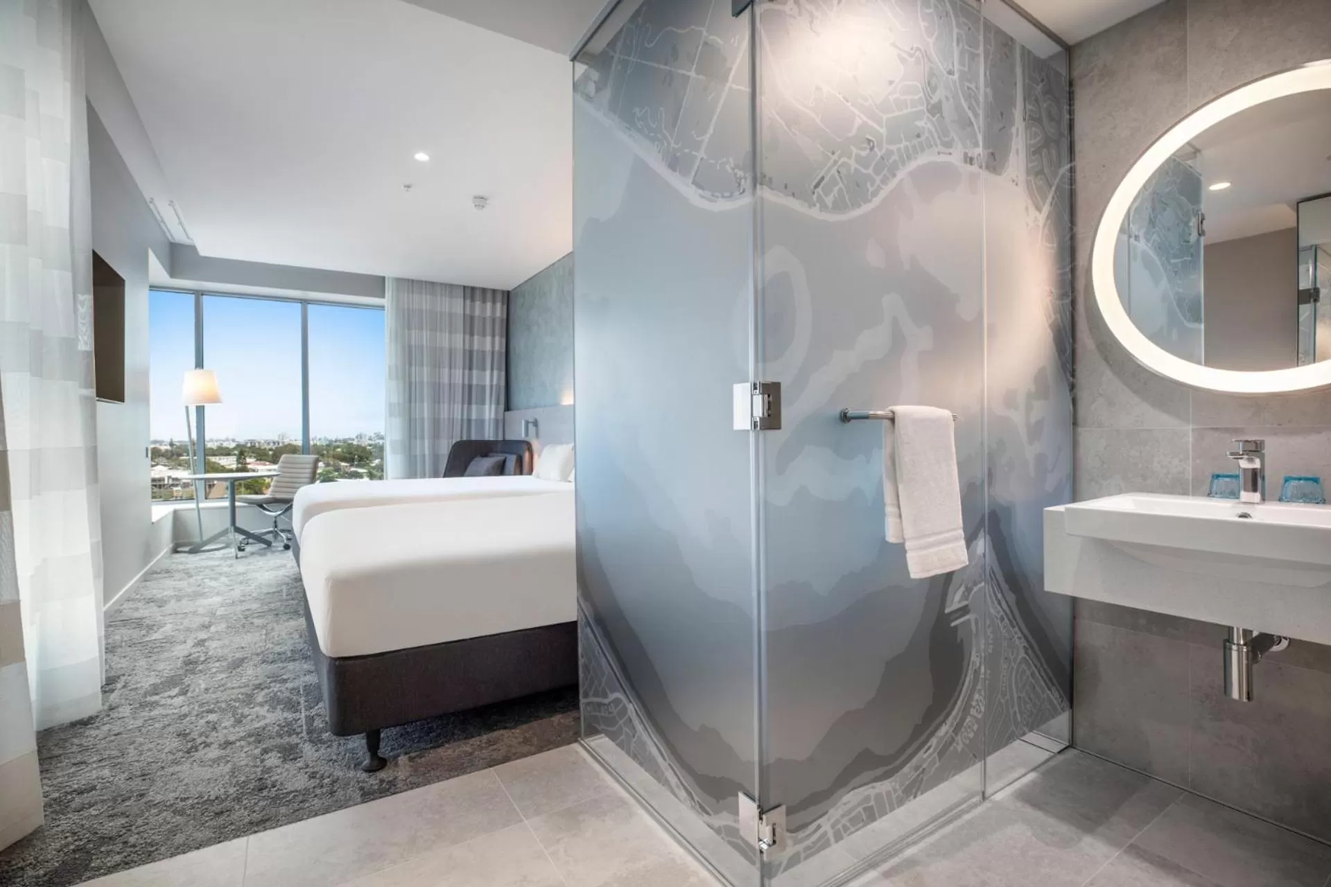 Bathroom, Bed in Holiday Inn Express & Suites Sunshine Coast by IHG