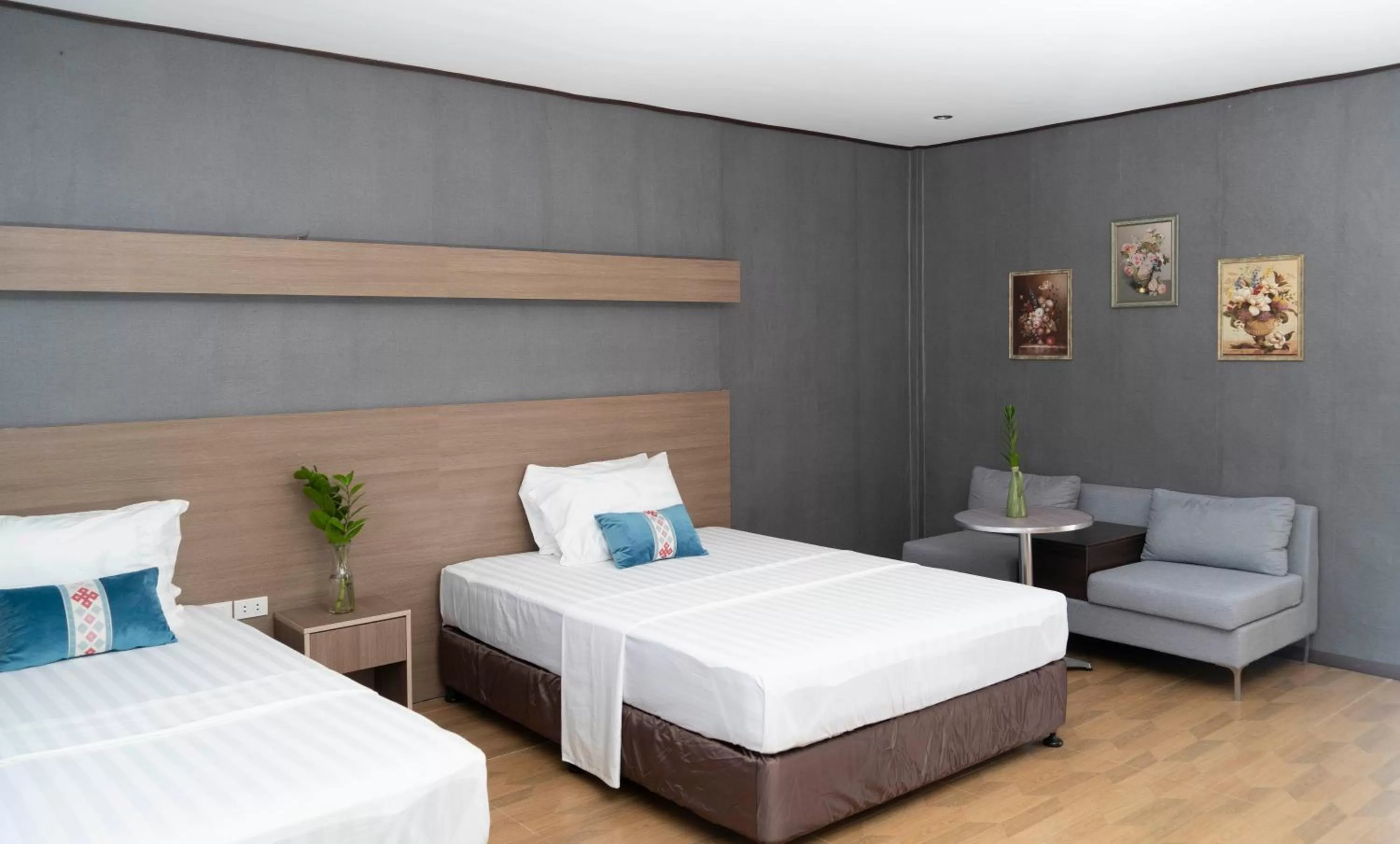 Bed in Espacio Resort Bohol