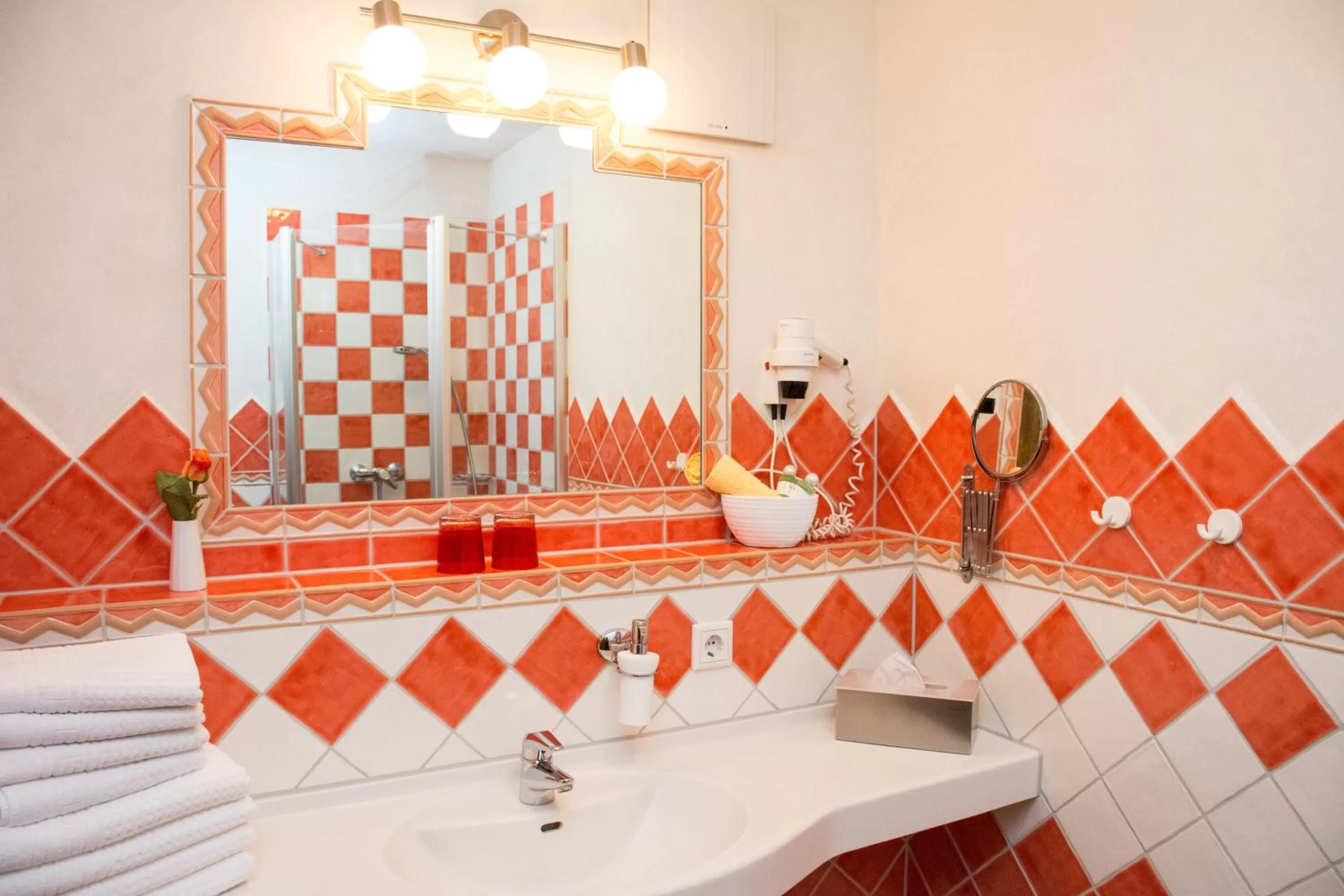 Bathroom in Hotel Casa Rustica - Eintrittskarten für den Europapark erhalten Sie garantiert über uns!