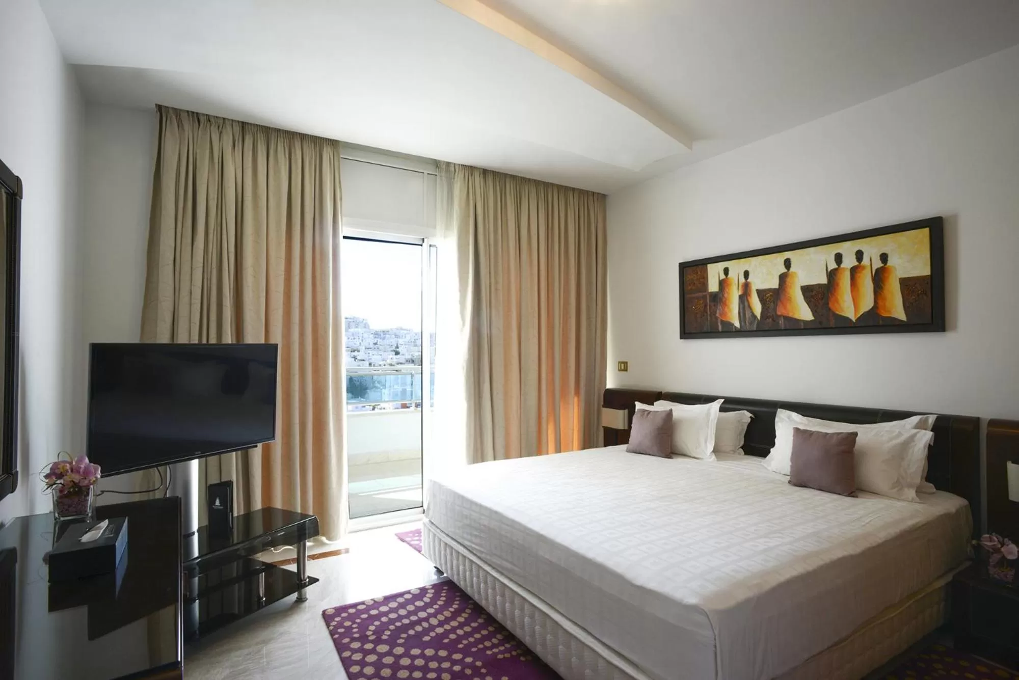 Bedroom, Bed in The Penthouse Suites Hotel