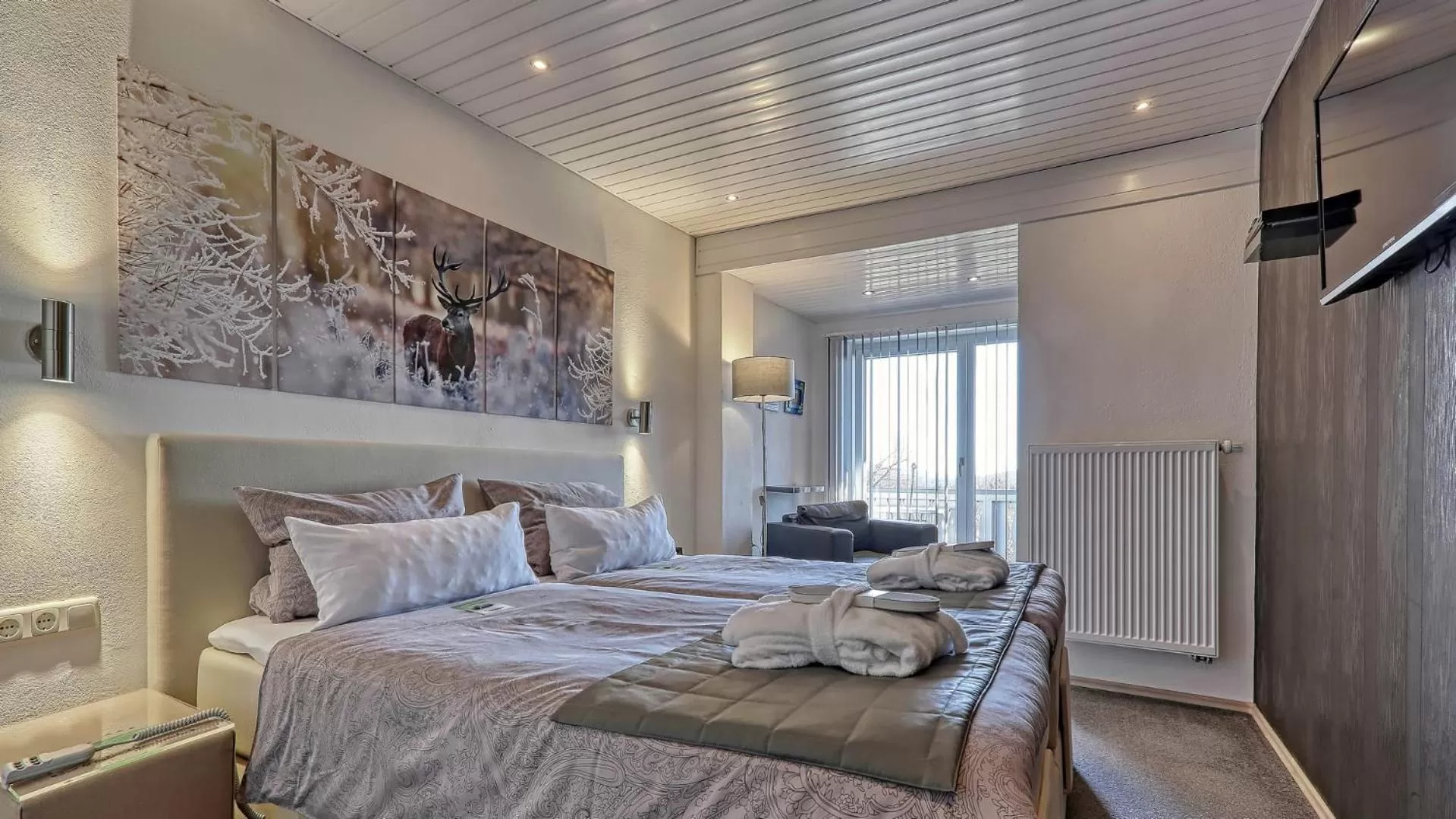 Bedroom, Bed in Suit' & Frühstück Zum Latschen - Adults Only