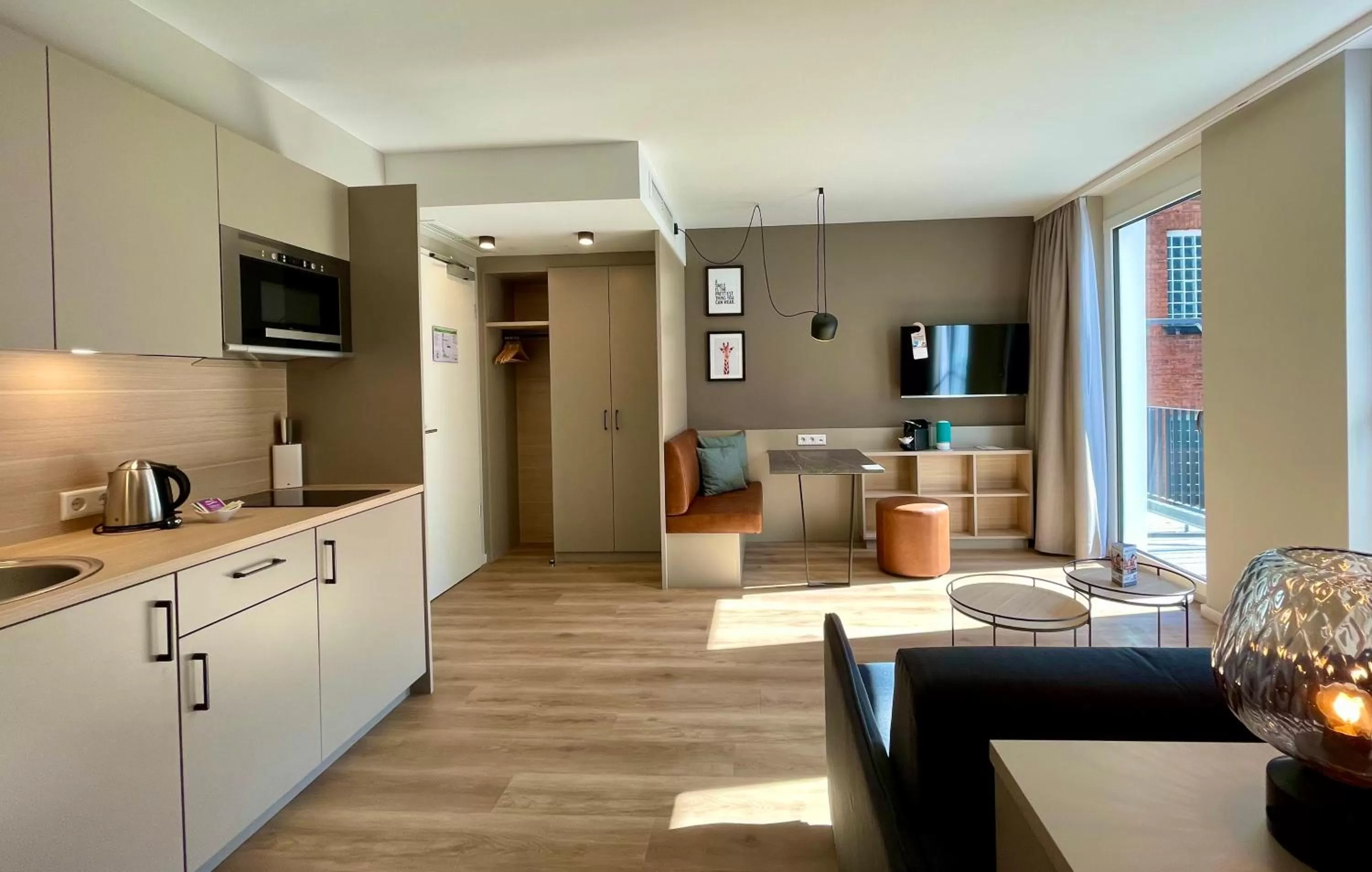 Kitchen or kitchenette in zeitwohnhaus SUITE-HOTEL & SERVICED APARTMENTS