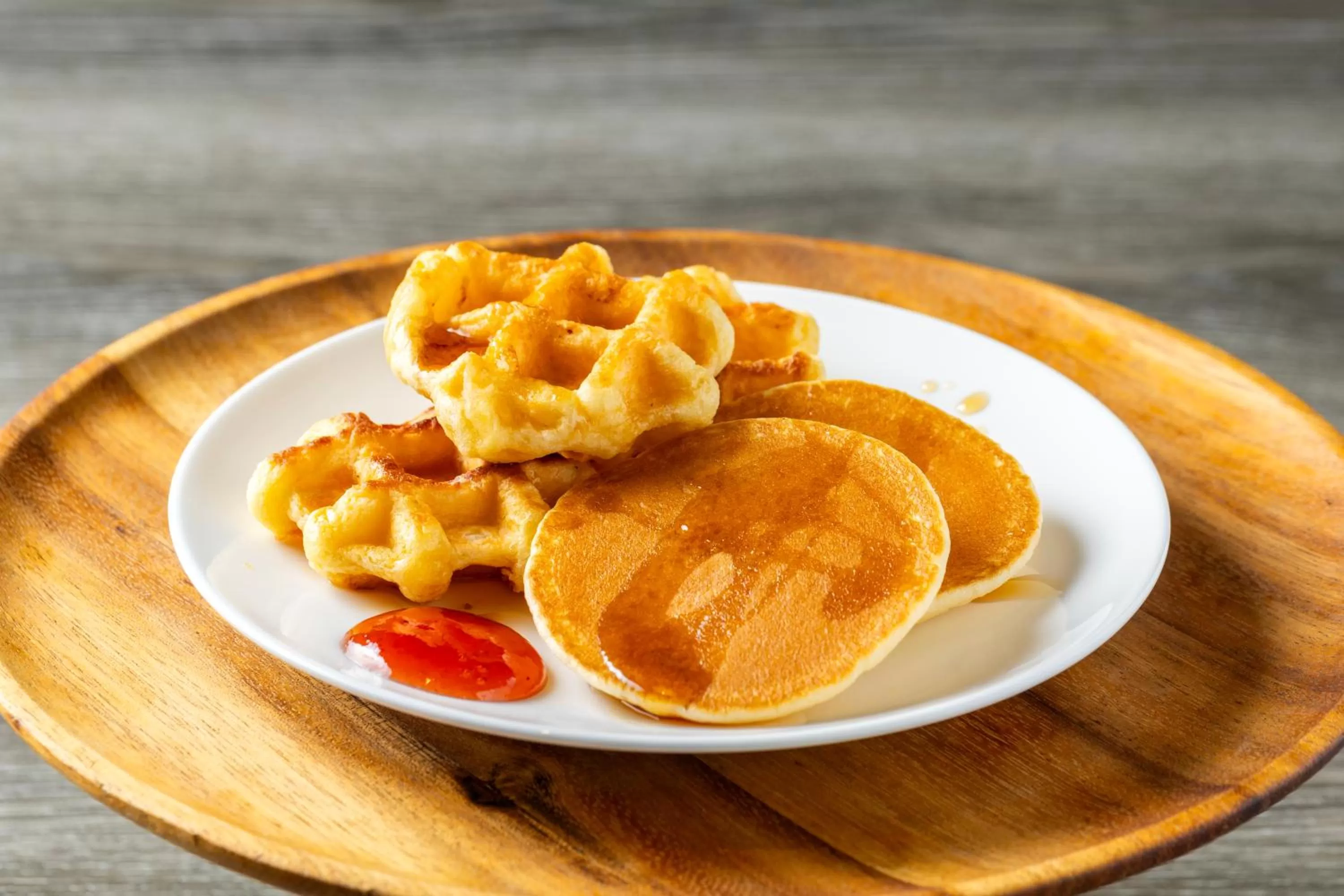 Buffet breakfast in Hotel JAL City Fukuoka Tenjin