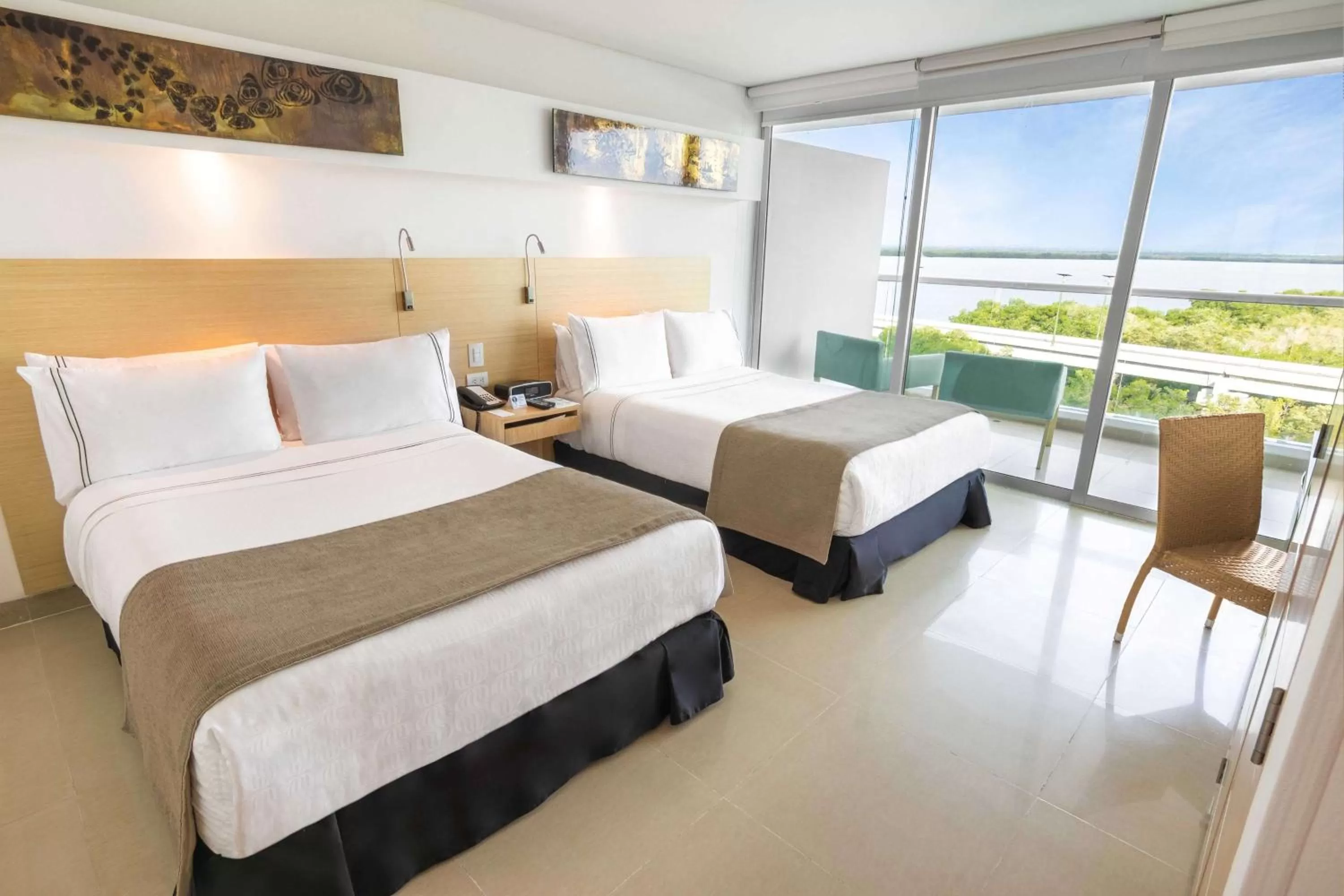 Bed in Sonesta Hotel Cartagena