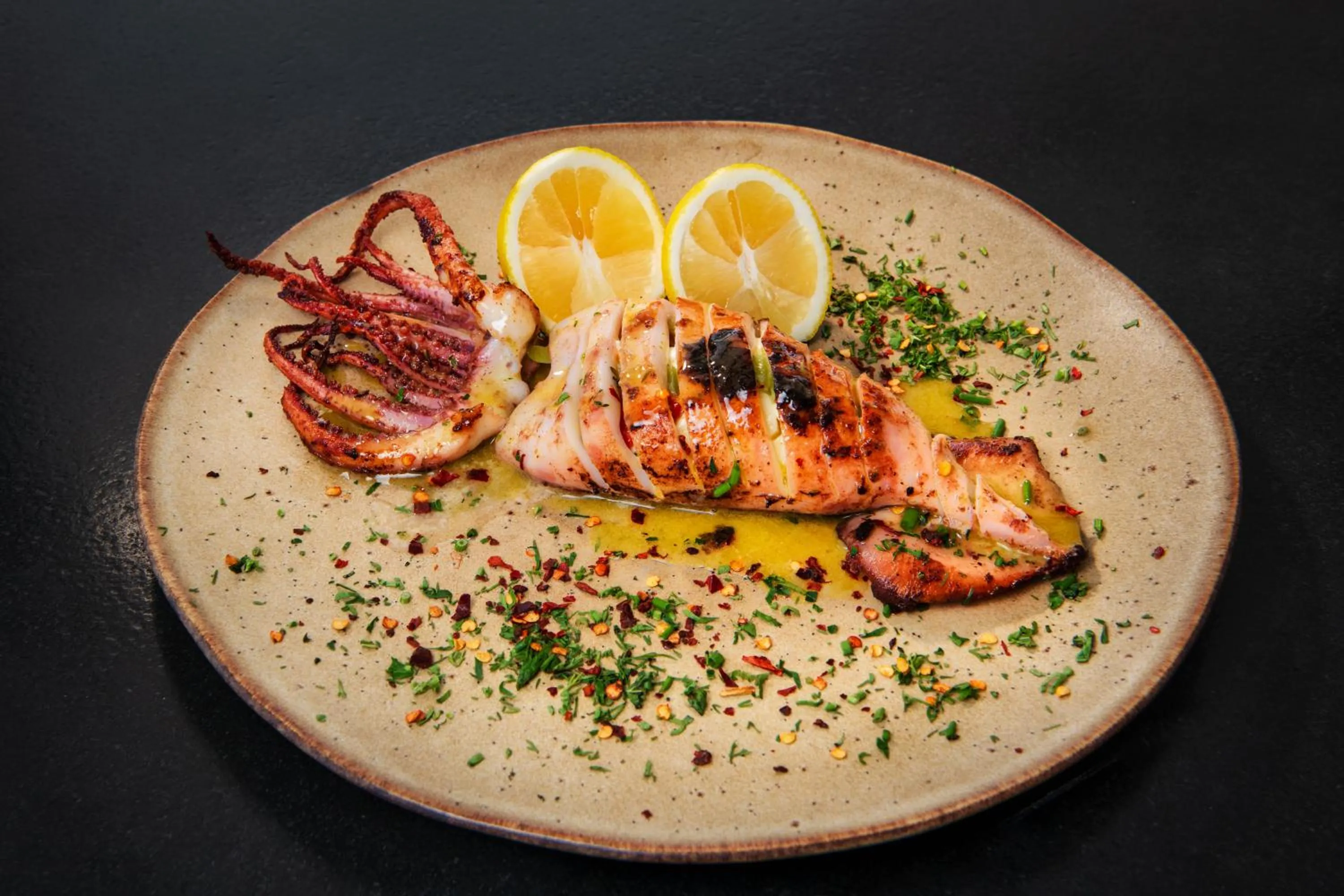 Food close-up in San Marino Suites by Calm Collection