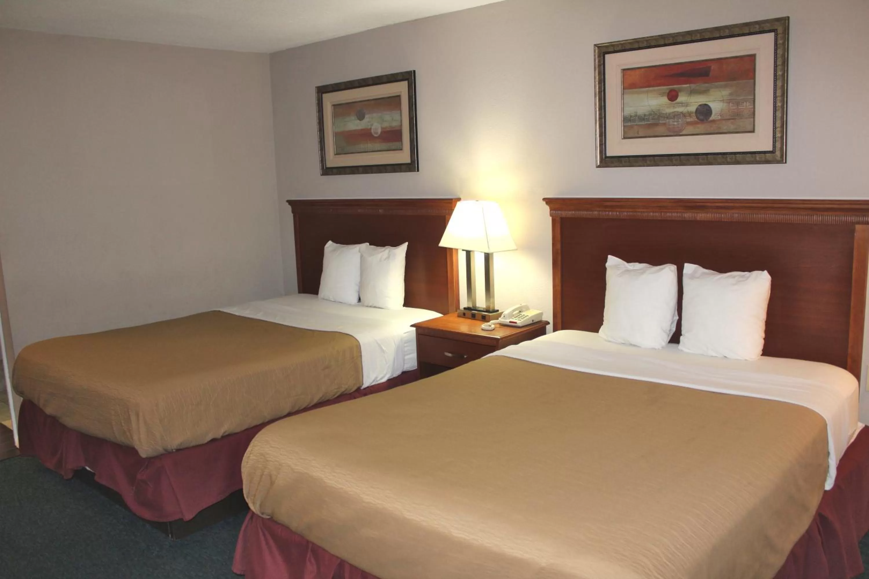 Bed in Interstate Motel