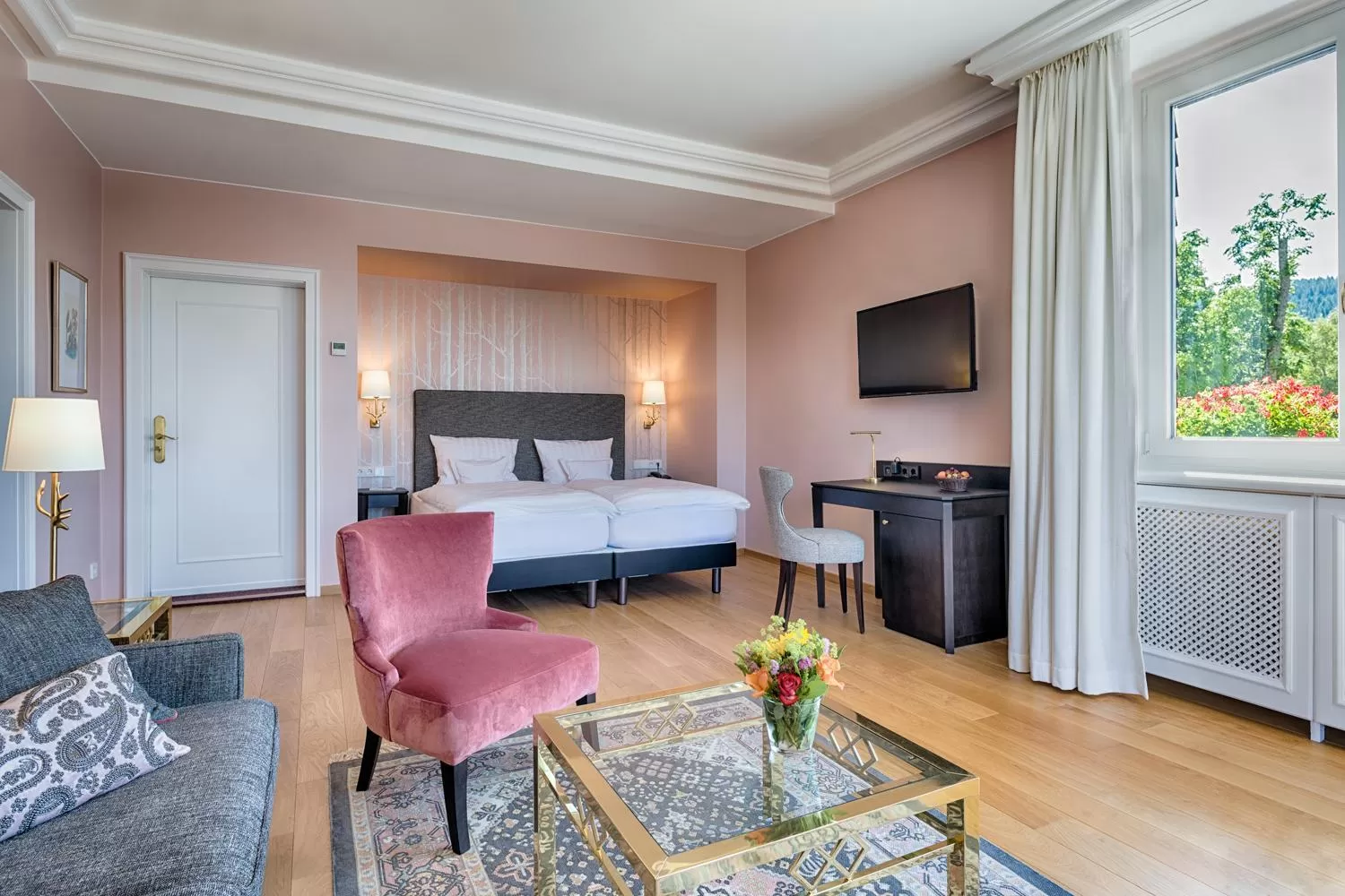 Bed in Treschers Schwarzwald Hotel