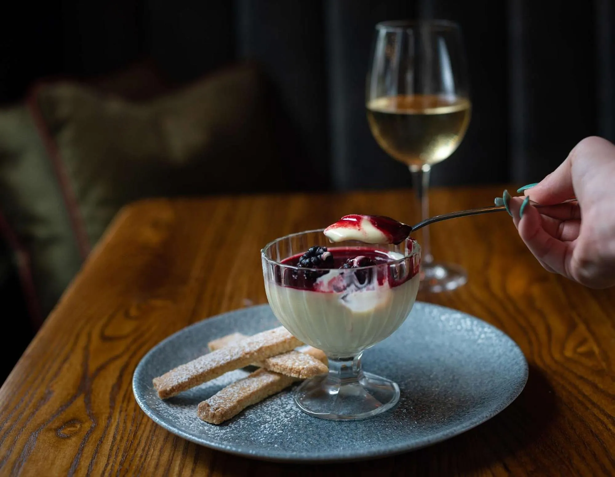 Food and drinks in Dukes Head Hotel