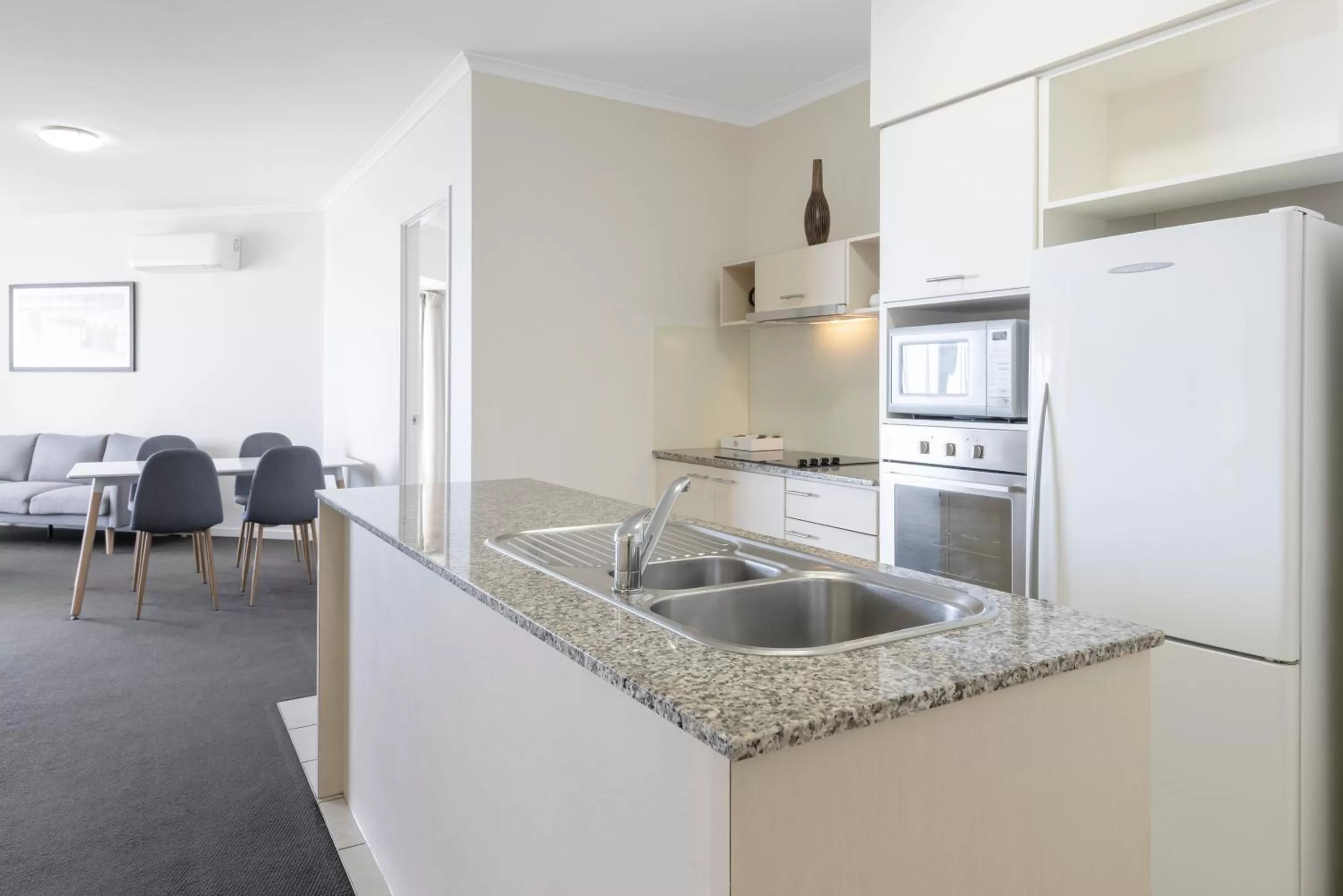 kitchen in Ramada By Wyndham Marcoola Beach