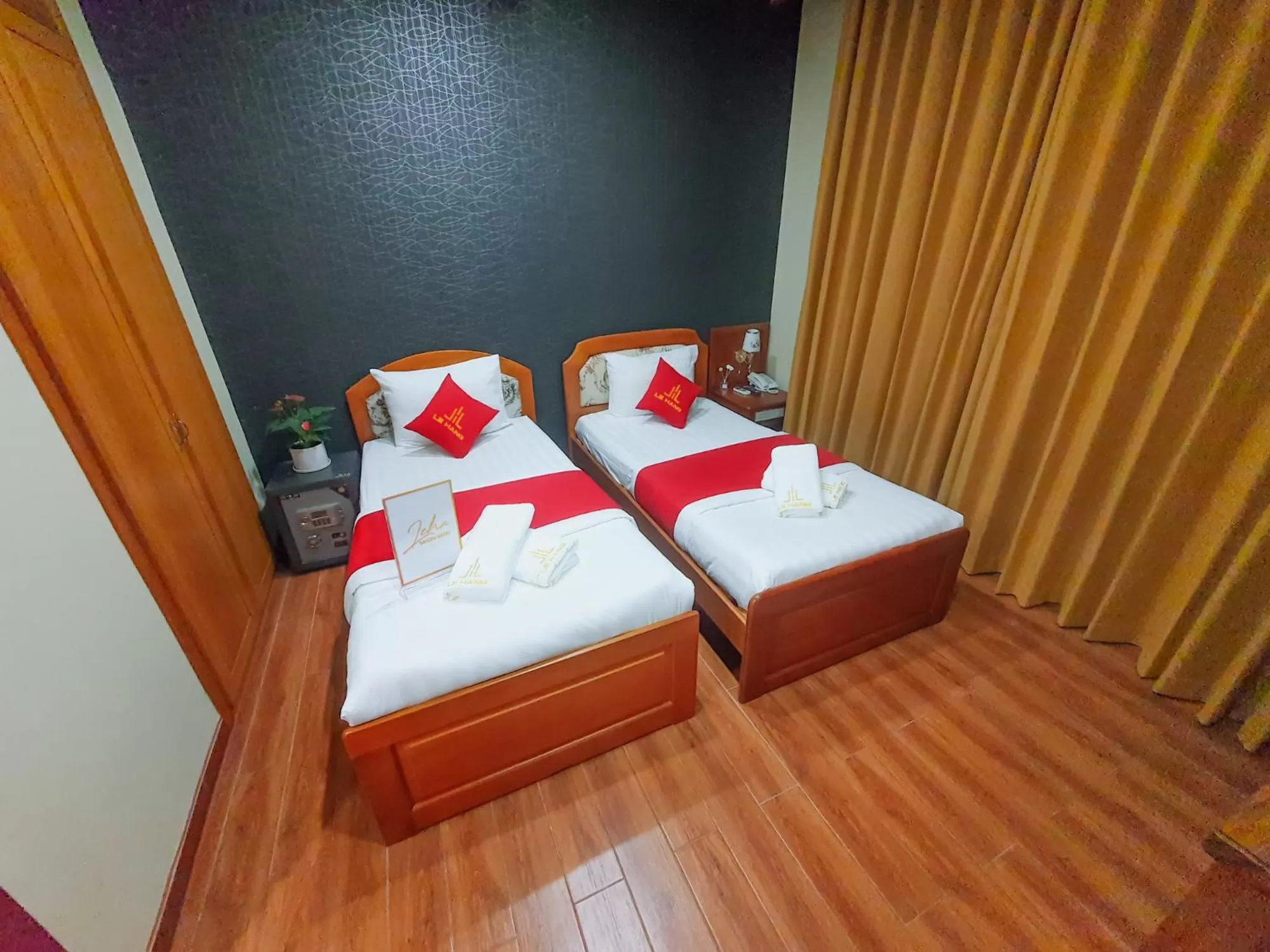 Bed in LEHA Saigon Hotel Airport
