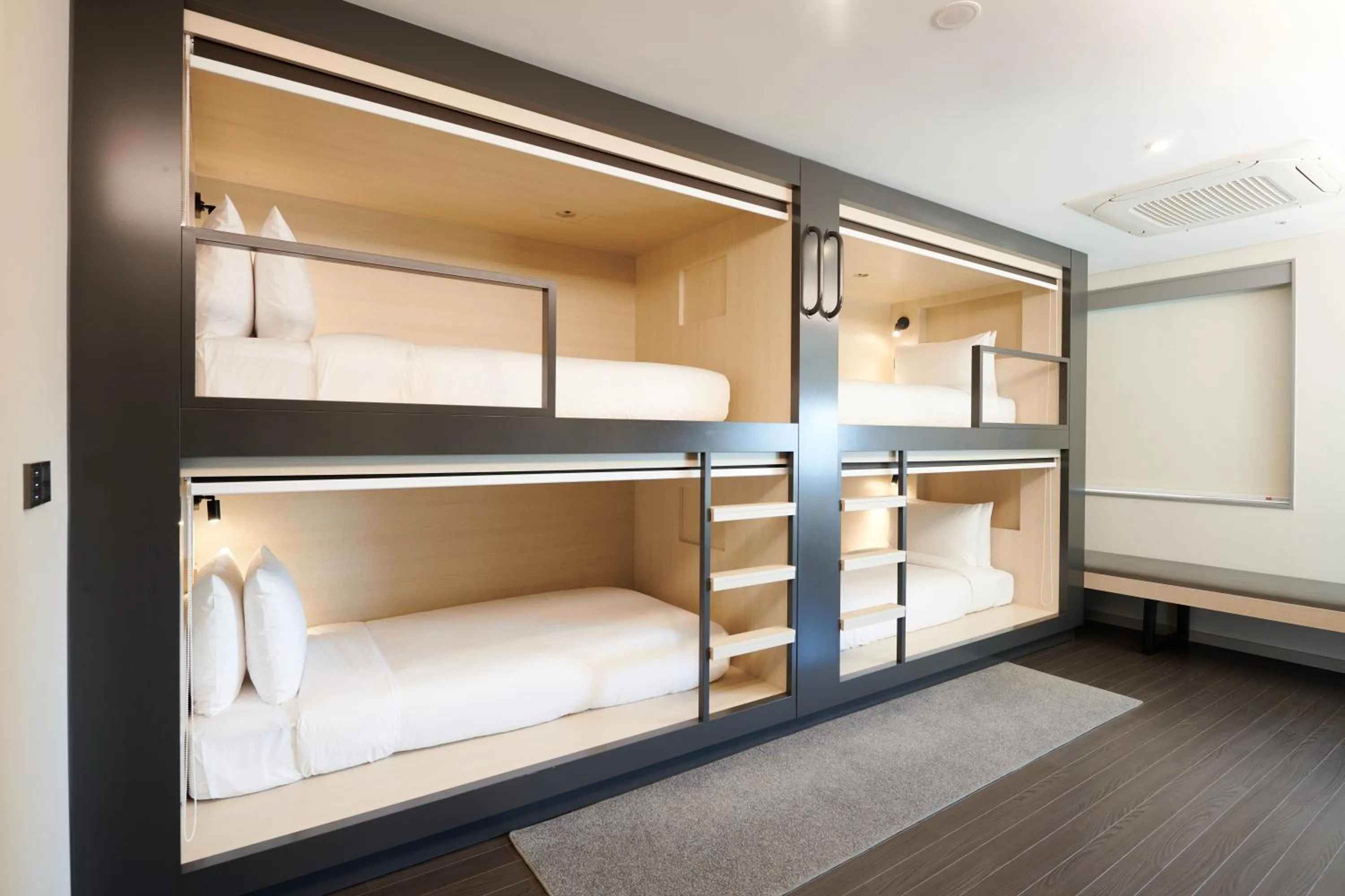 Decorative detail, Bed in Nine Tree by Parnas Seoul Dongdaemun