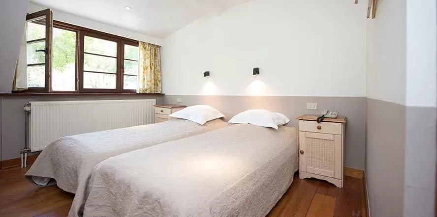 Twin Room with Shared Toilet in Hotel In't Boldershof