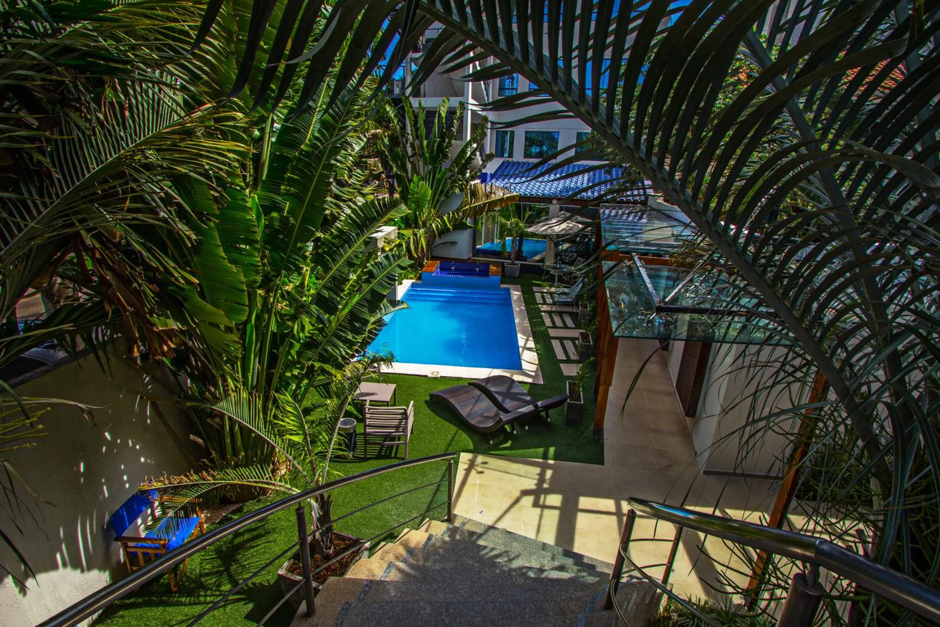 Swimming pool, Pool View in Hotel Le Pelican