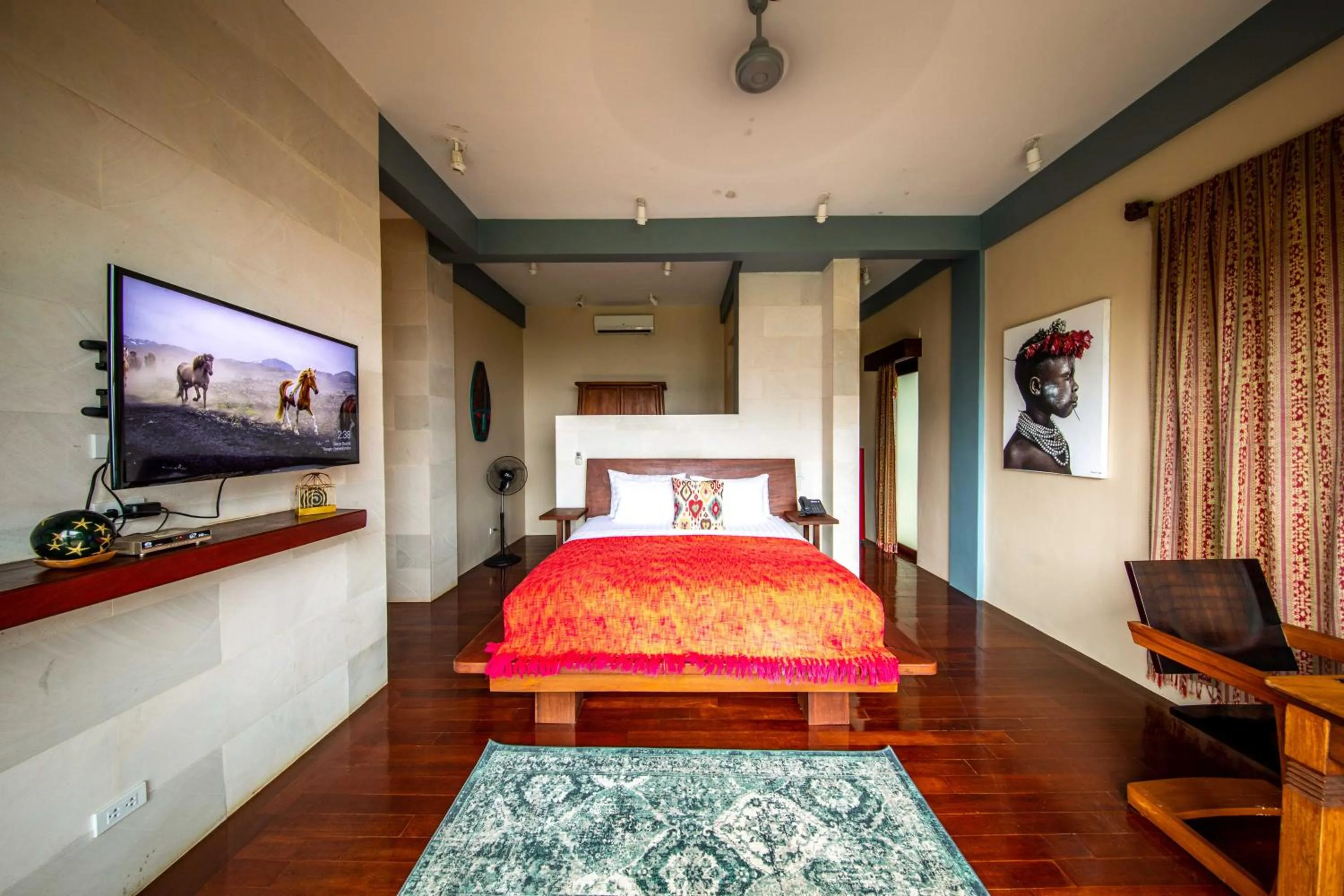Bed in Karuna El Nido Villas