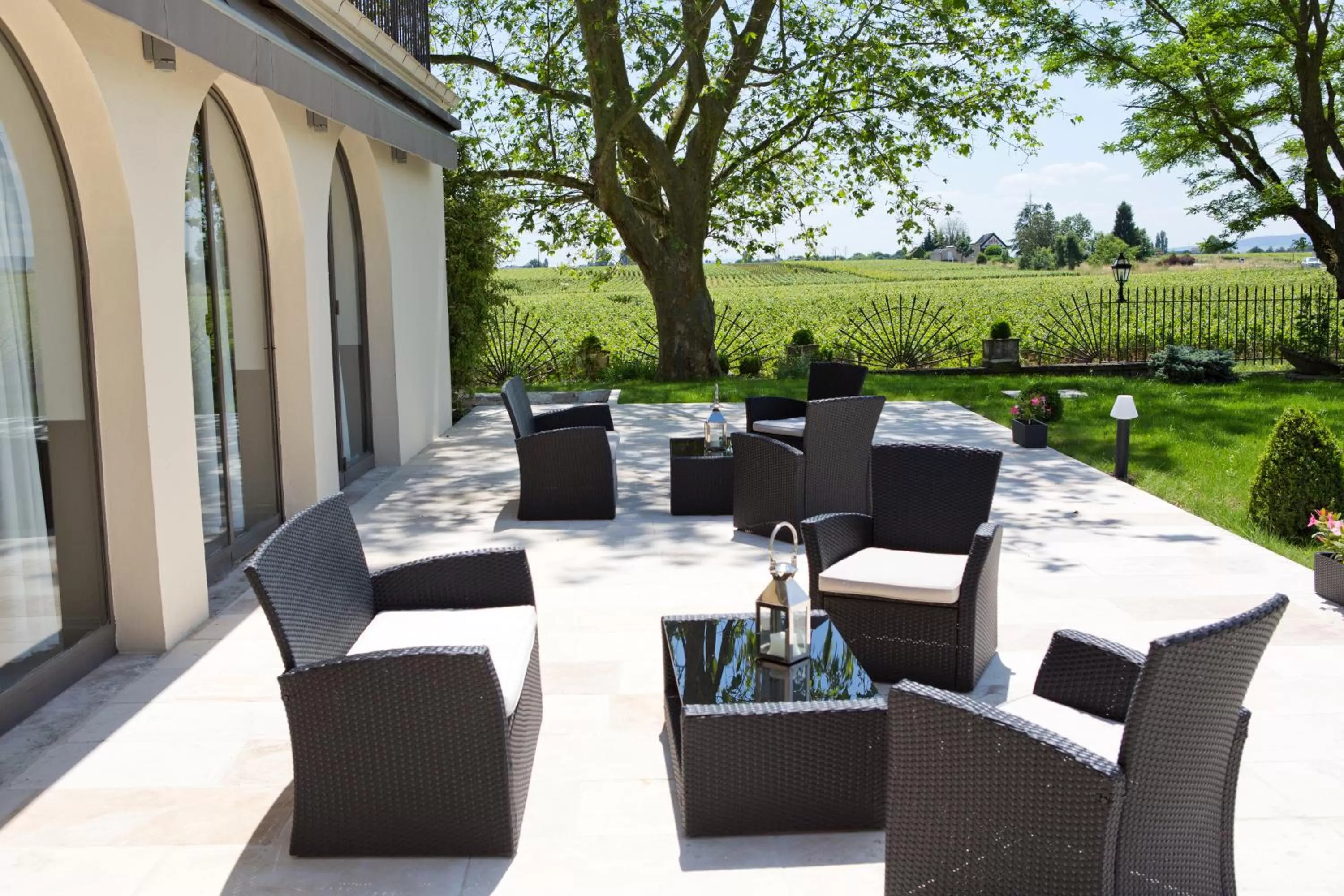 Patio in Ermitage De Corton - Teritoria