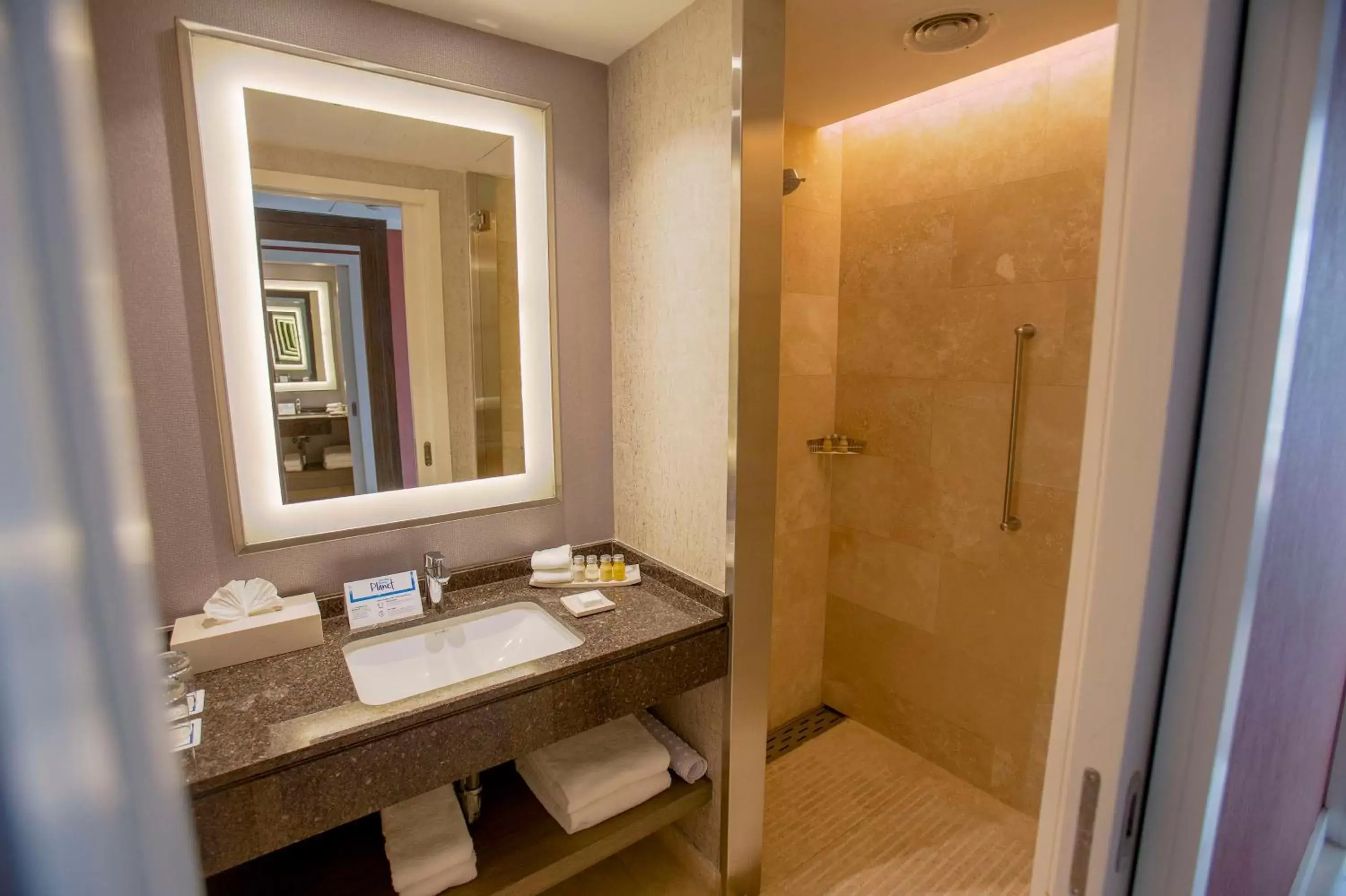 Deluxe King Room with Roll In Shower - Mobility Accessible in Hilton Pilar Deluxe King Room with Roll In Shower - Mobility Accessible in Hilton Pilar