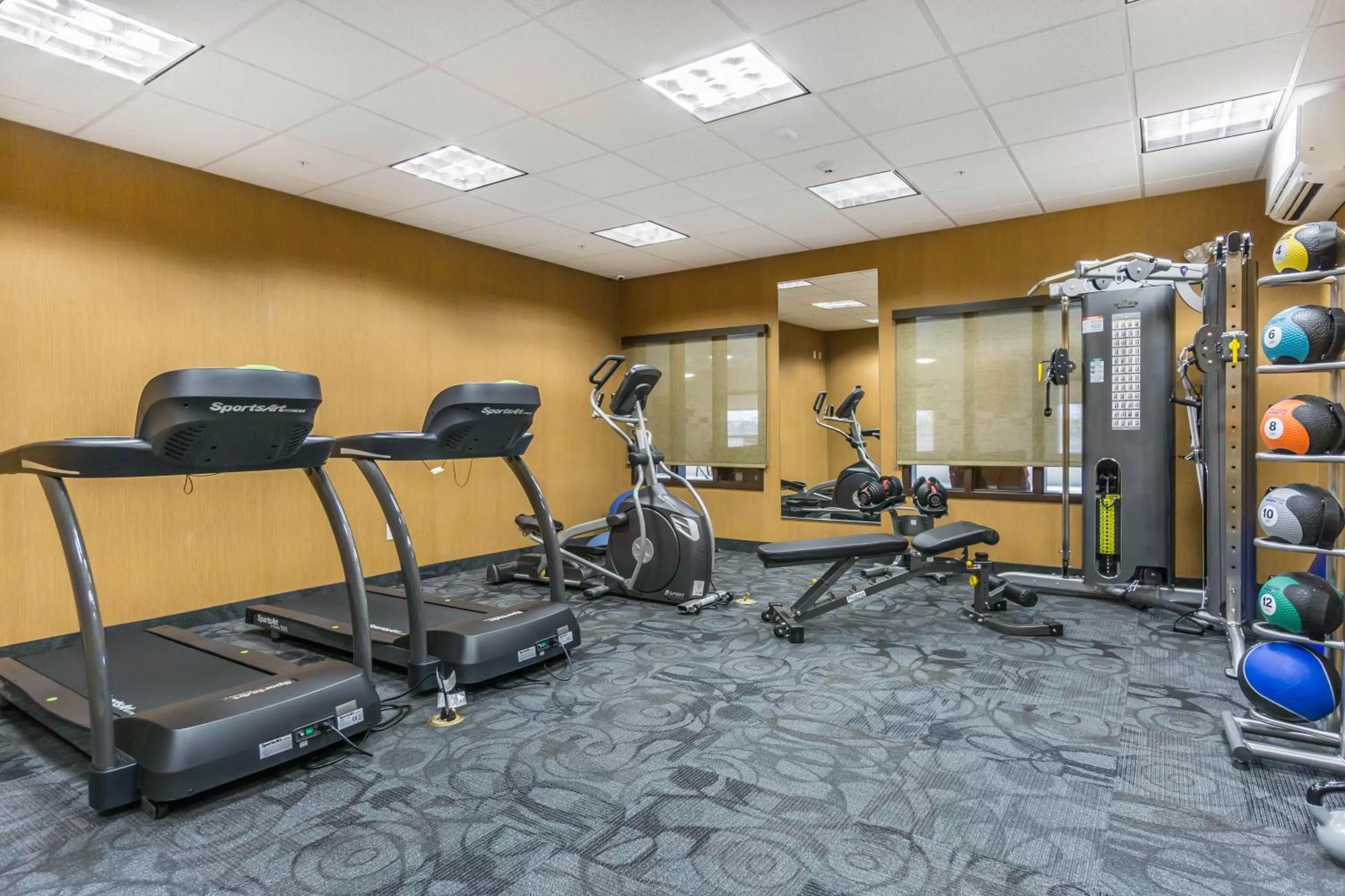 Fitness centre/facilities in Comfort Inn & Suites Edmonton International Airport