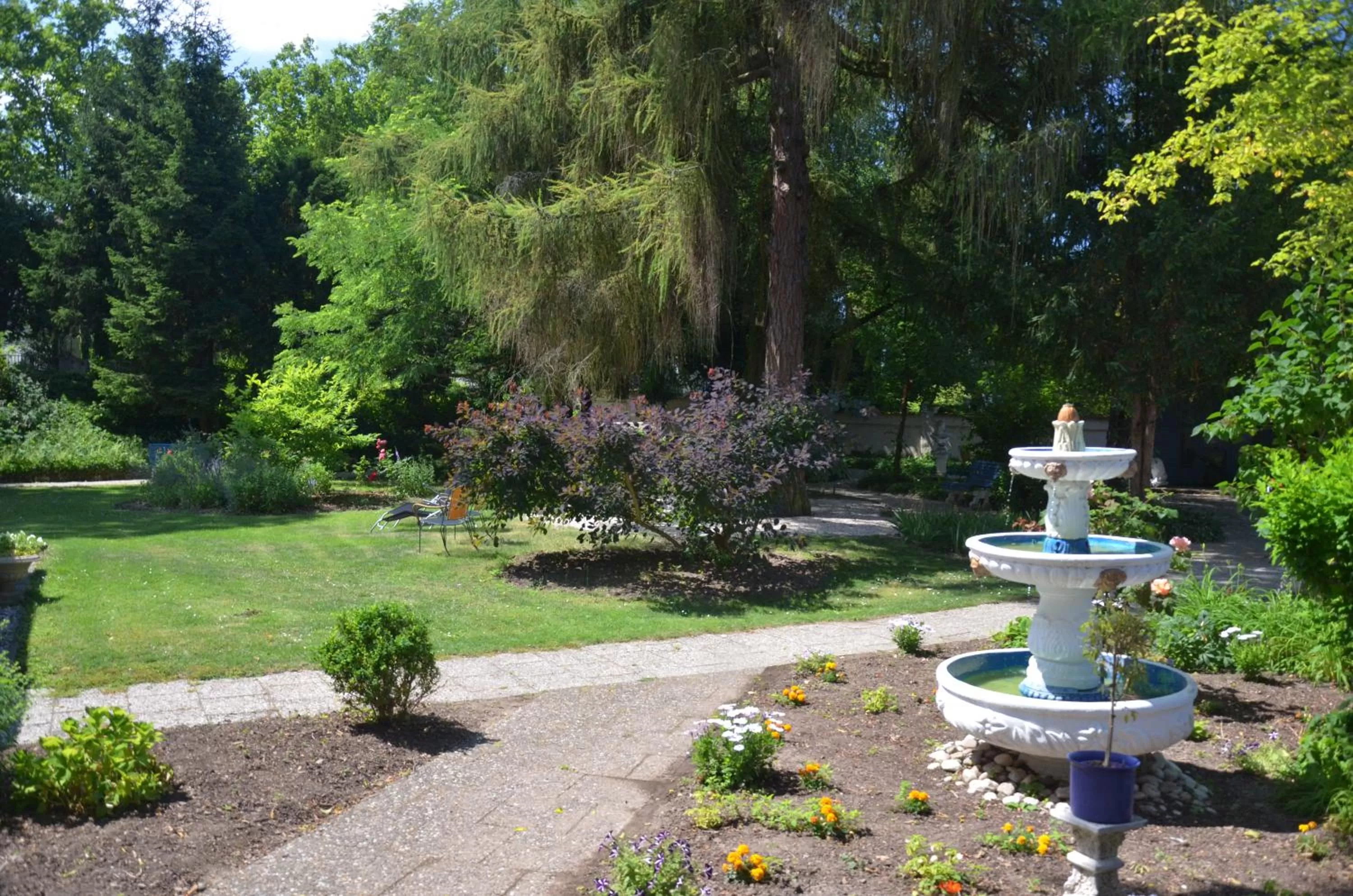 Garden in Hotel Am Römerwall