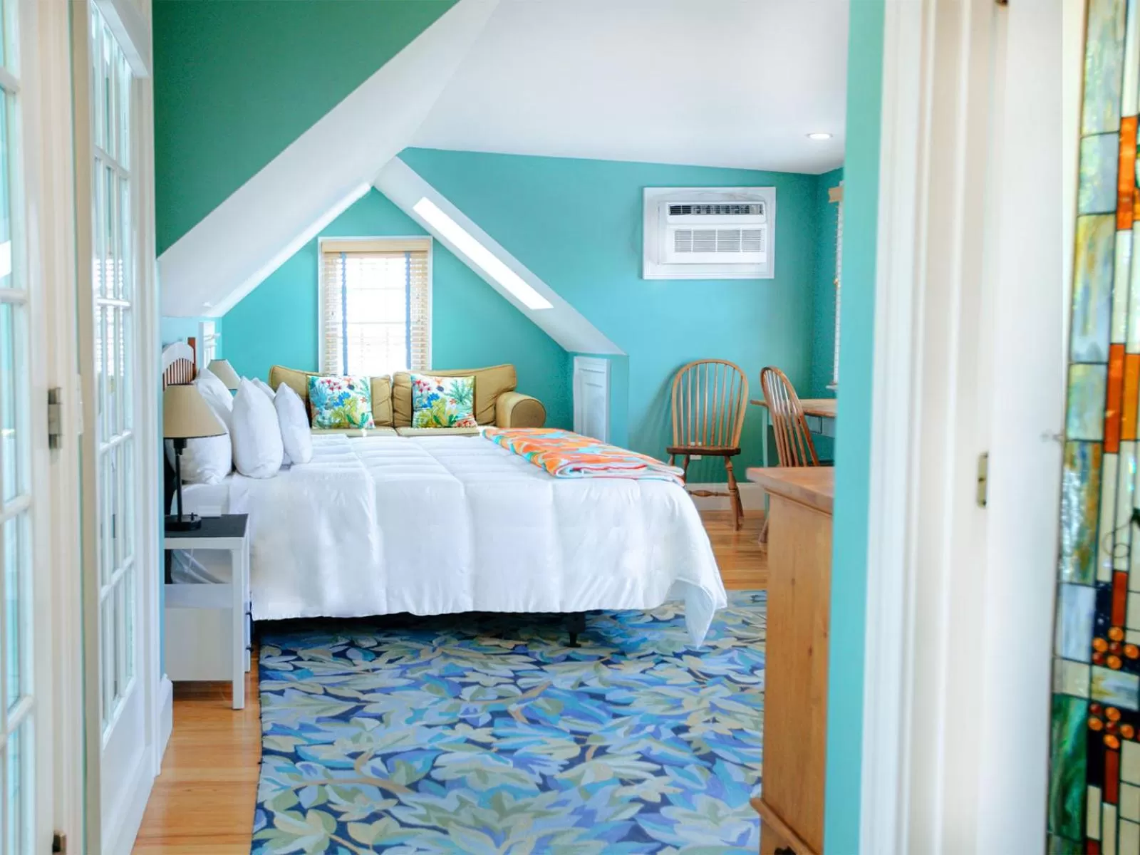 Bed in The Provincetown Hotel at Gabriel's