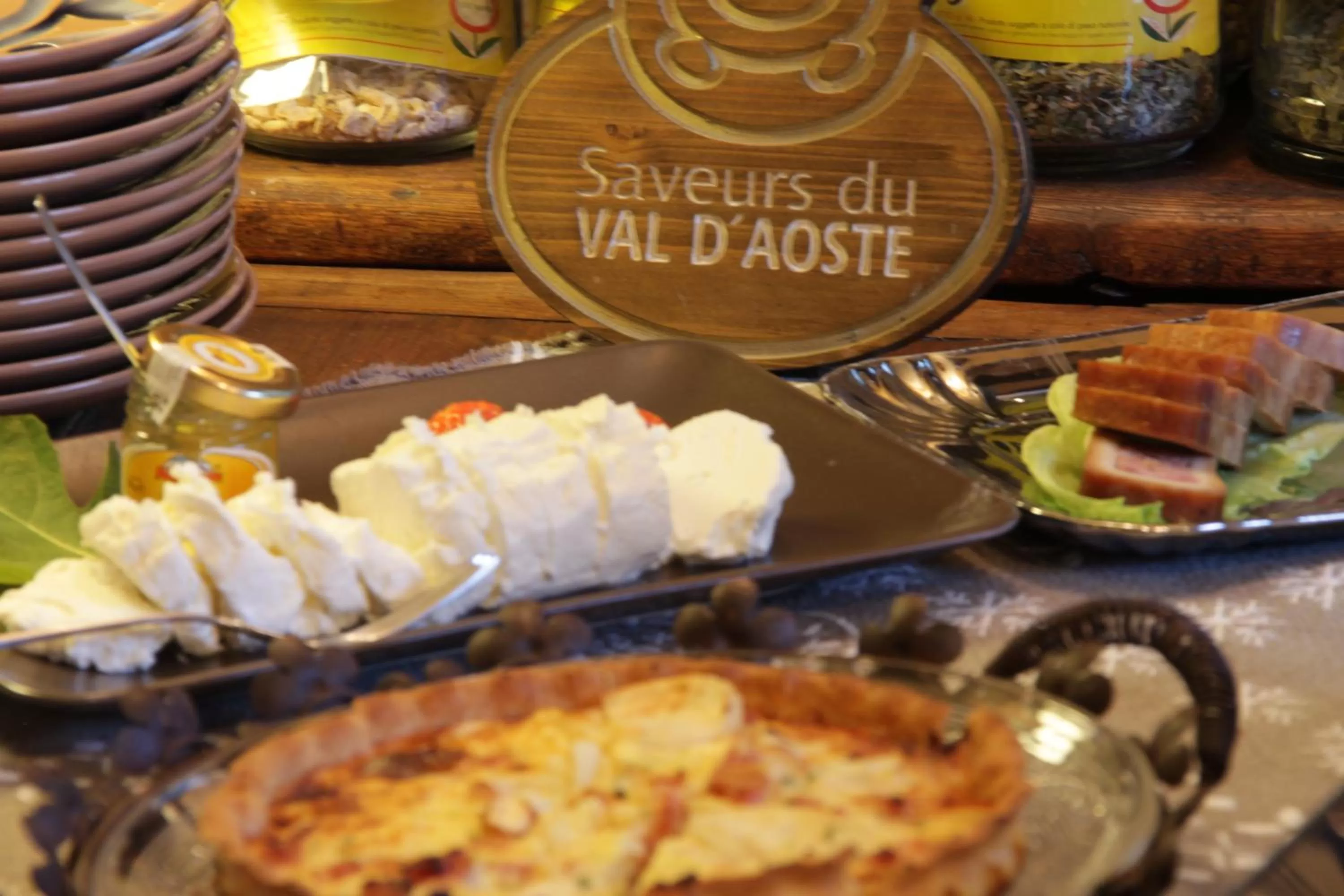 Buffet breakfast in Hotel Chalet La Meridiana