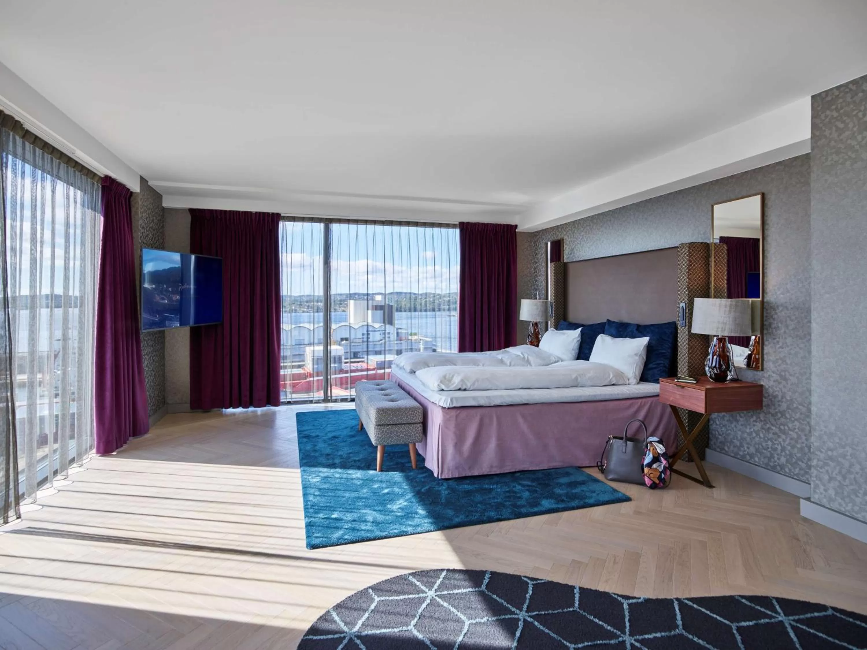 Photo of the whole room, Bed in Radisson Blu Caledonien Hotel, Kristiansand