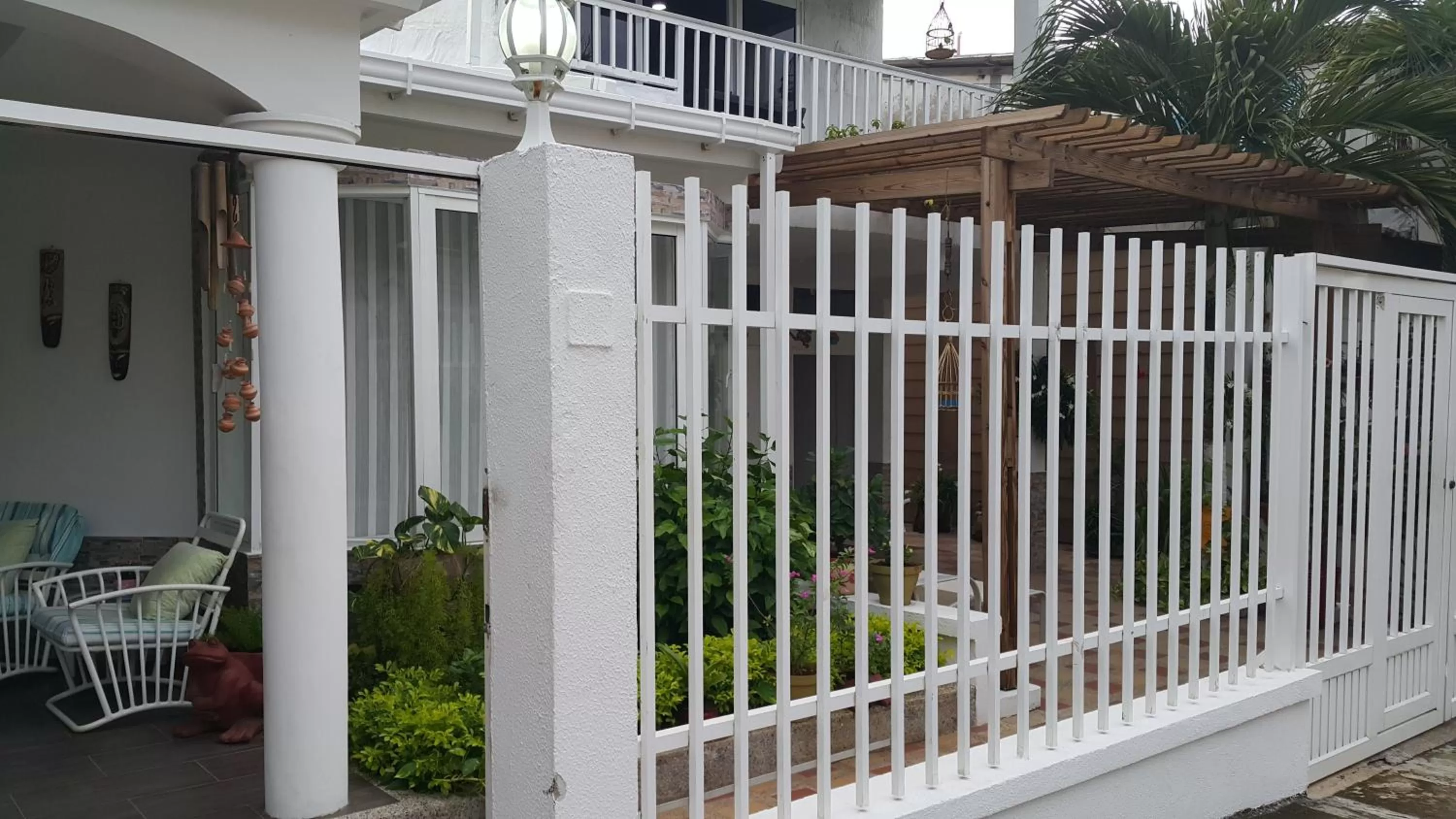 Lobby or reception, Patio/Outdoor Area in Hospedaje Solymar Sarie Bay