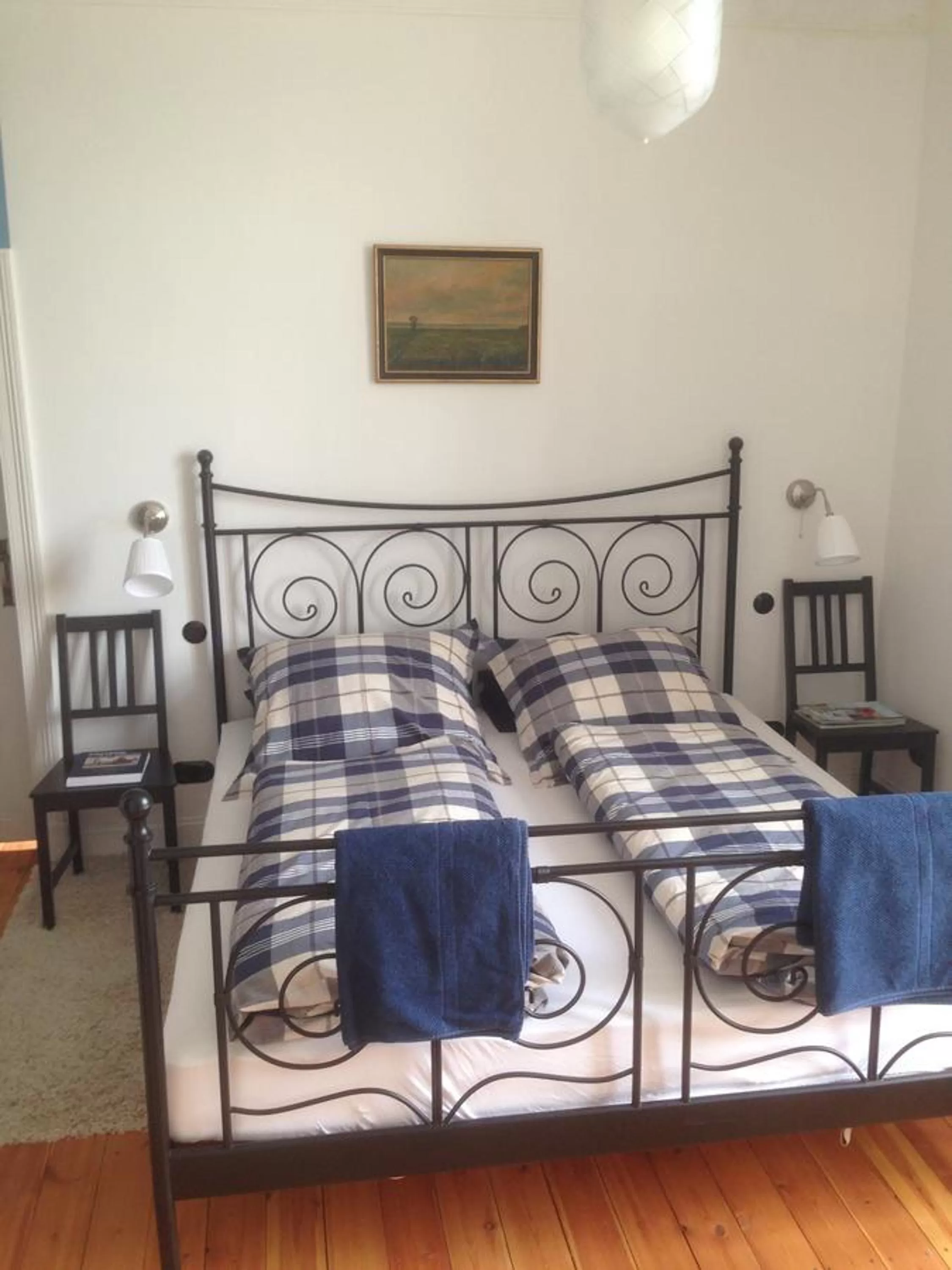 Bed in B&B Mühlenvilla am Bützower Hafen