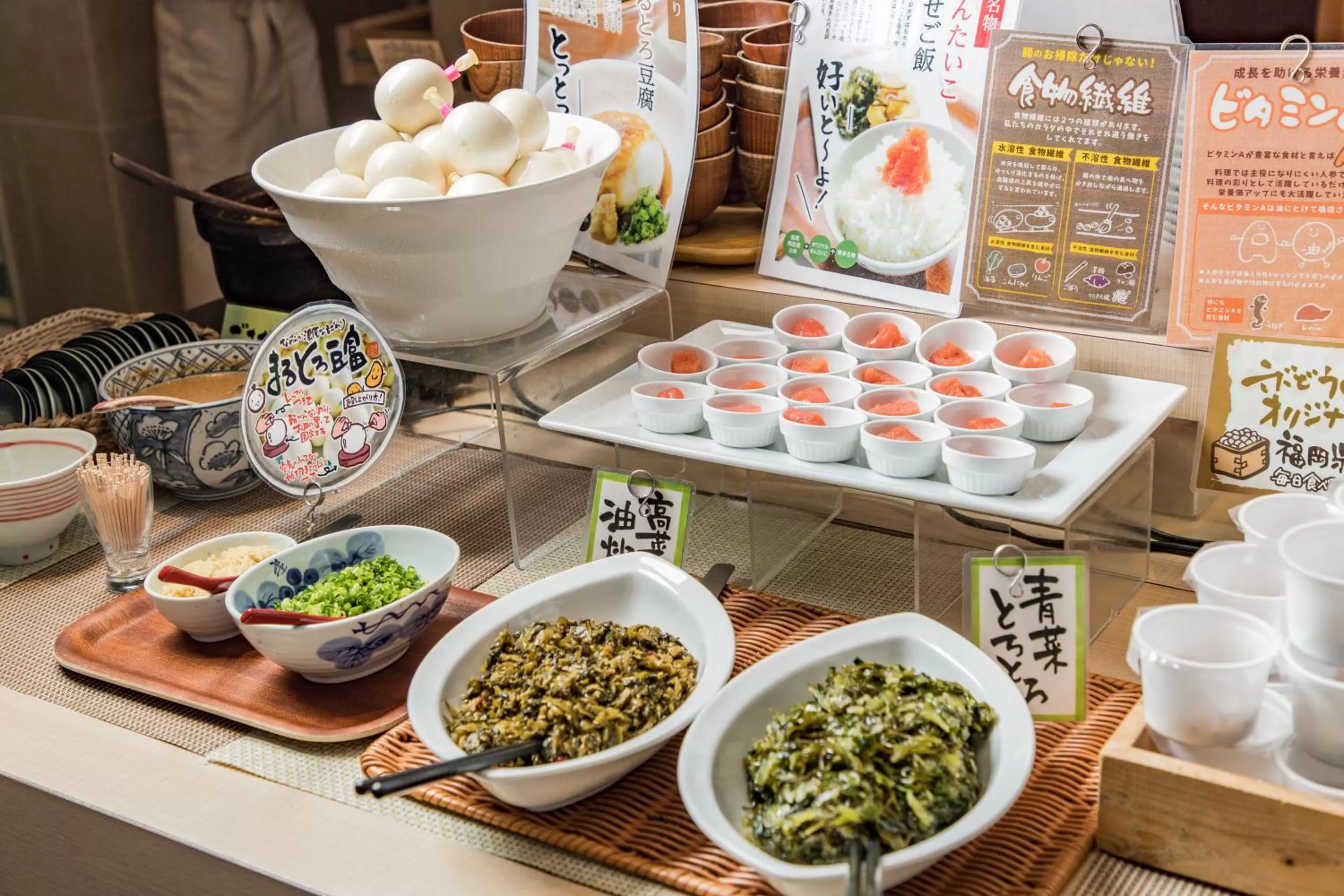 Buffet breakfast in JR Kyushu Hotel Blossom Hakata Central