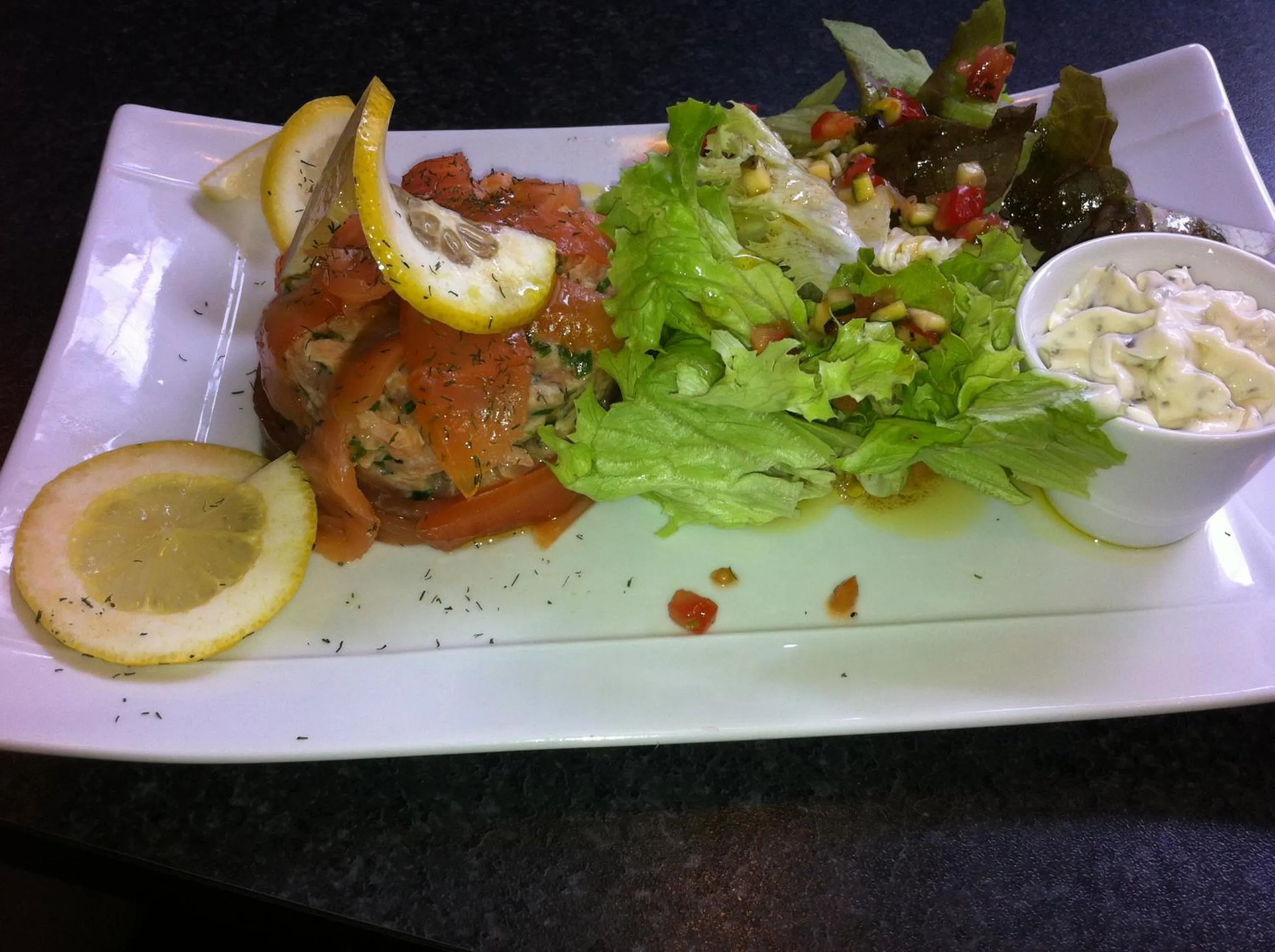 Lunch in Hôtel Les Frangins