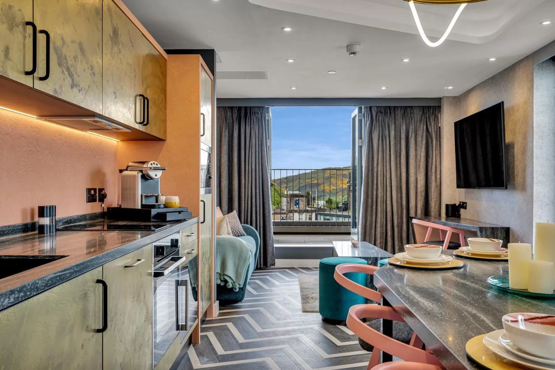 View (from property/room) in Roomzzz Edinburgh