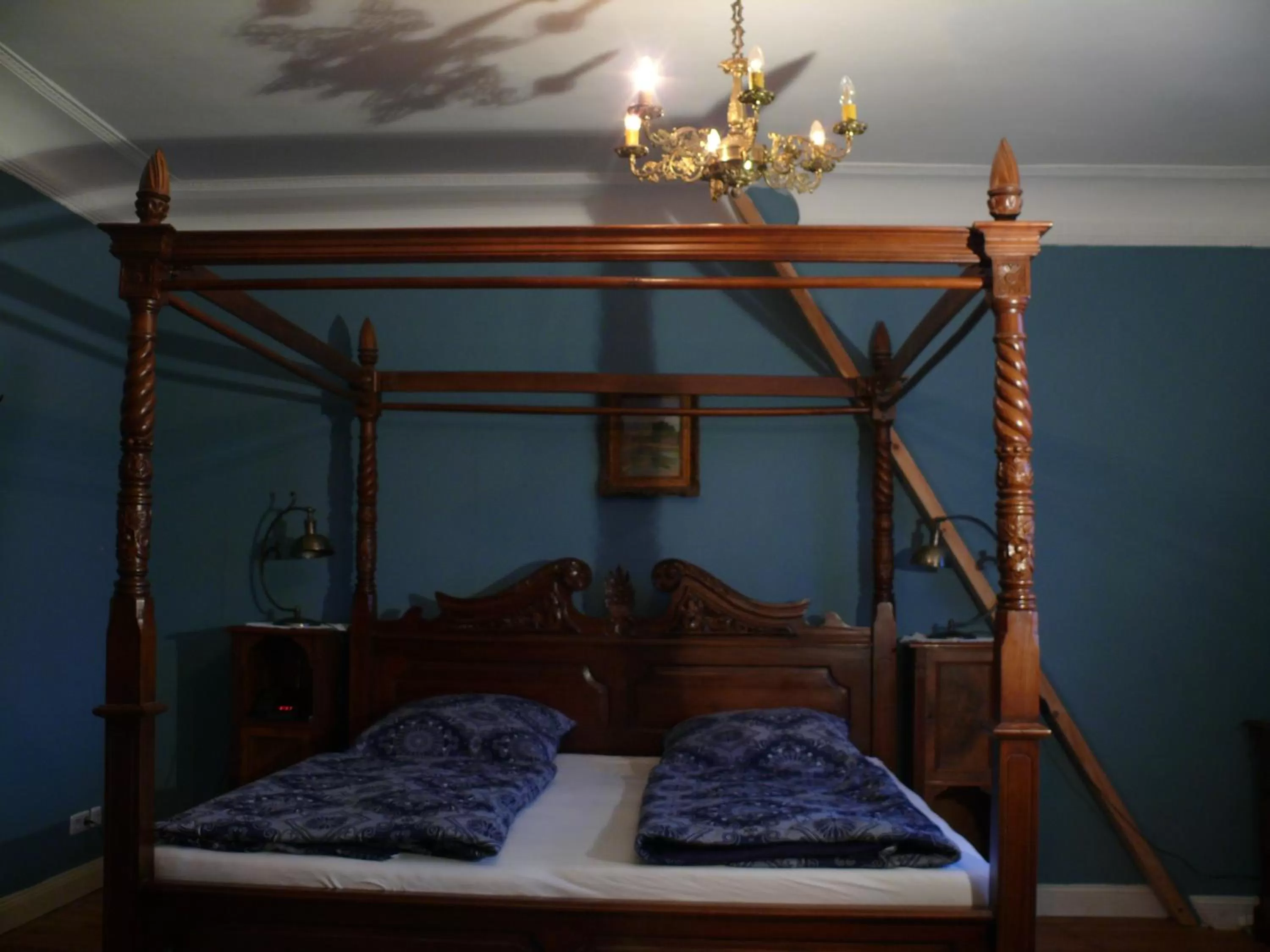 Bed in B&B Mühlenvilla am Bützower Hafen