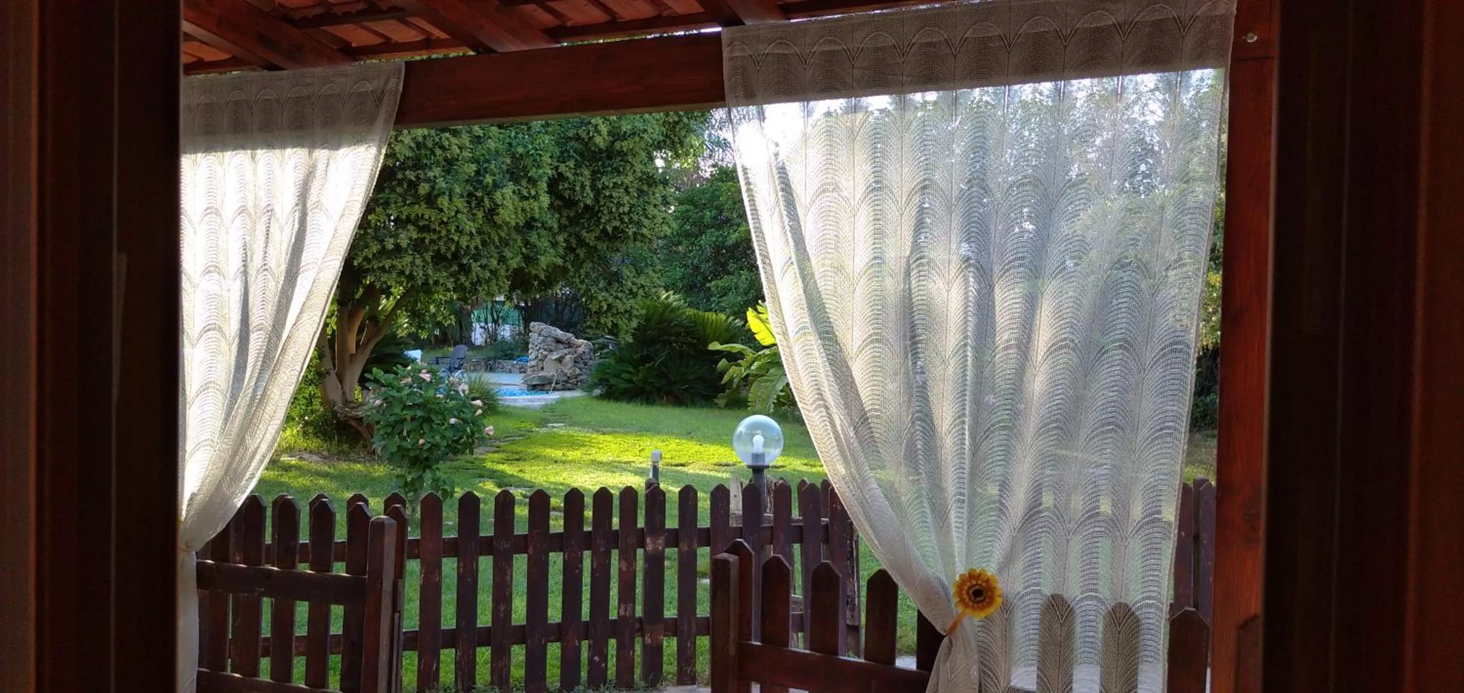 Garden view in B&B Leonida